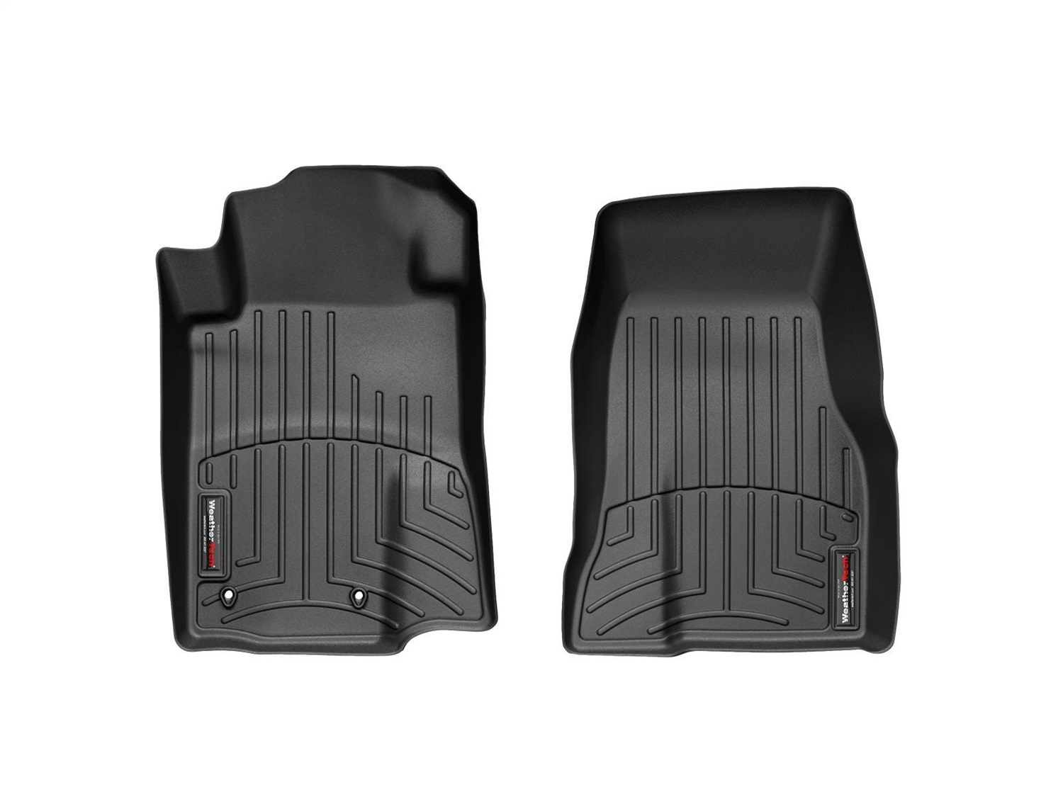 WeatherTech FloorLinerTM DigitalFit; Black; Front 442761 thumbnail 1