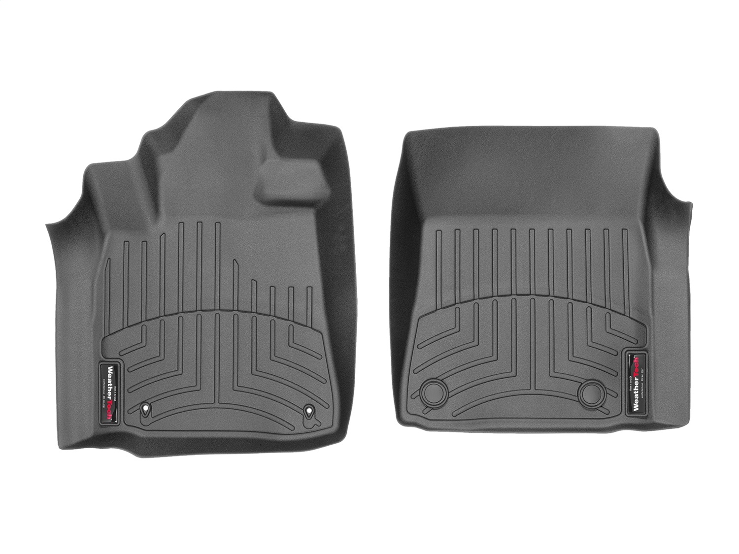 WeatherTech FloorLinerTM DigitalFit; Black; Front 442771 thumbnail 1