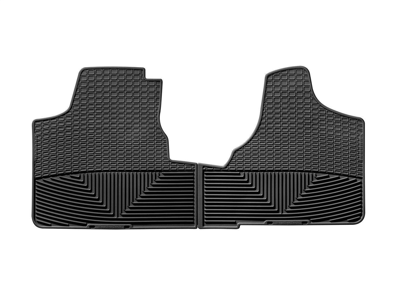 WeatherTech All Weather Floor Mats; Black; Front W16 thumbnail 1