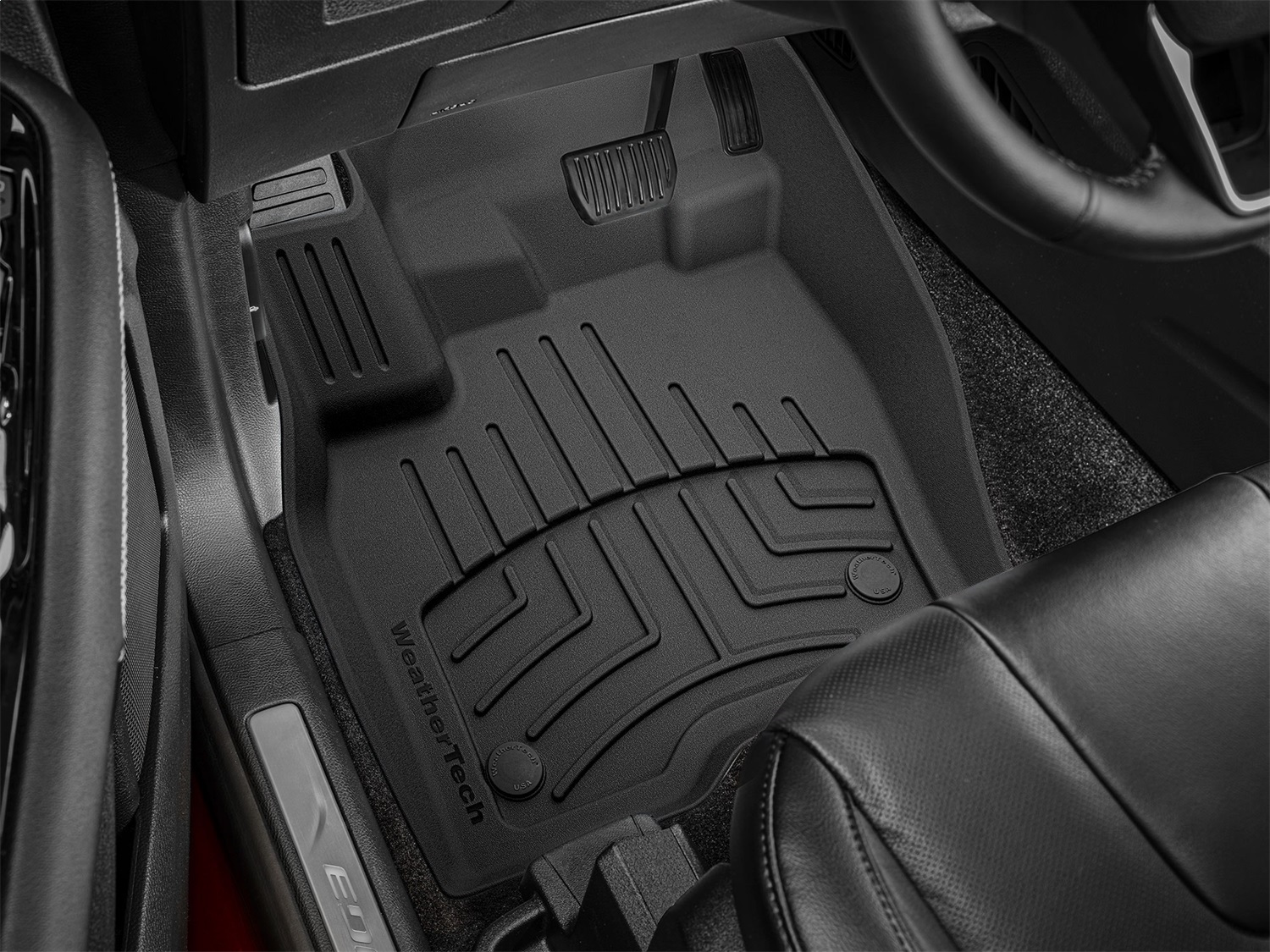 WeatherTech FloorLinerTM HP; Black; Front 448151IM thumbnail 1