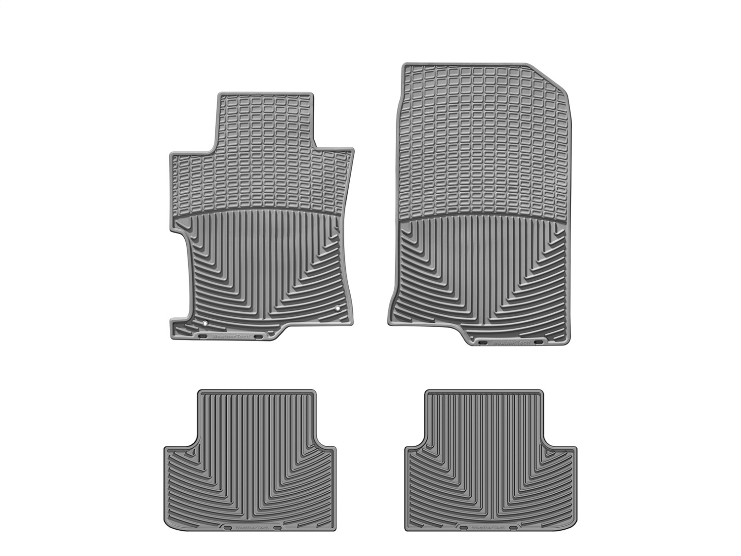 WeatherTech All Weather Floor Mats; Gray; Front and Rear WTHG094198 thumbnail 0