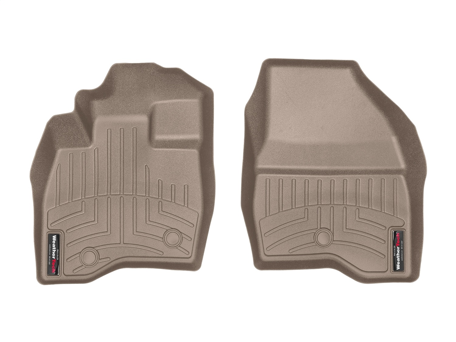 WeatherTech FloorLinerTM DigitalFit; Tan; Front 459811 thumbnail 0
