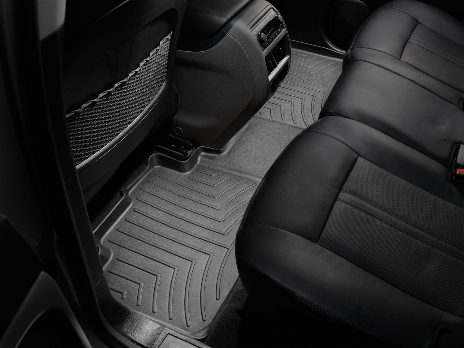 WeatherTech FloorLinerTM DigitalFit; Black; Rear 442782 thumbnail 1