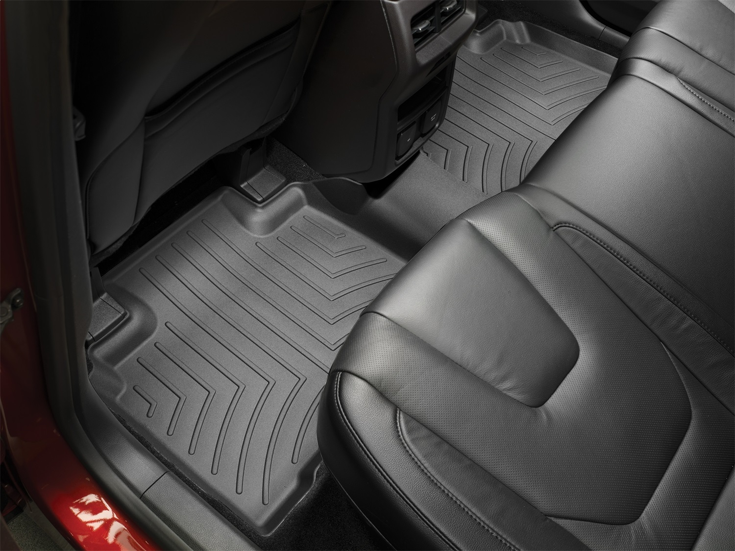 WeatherTech FloorLinerTM DigitalFit; Black; Rear 448152 thumbnail 0
