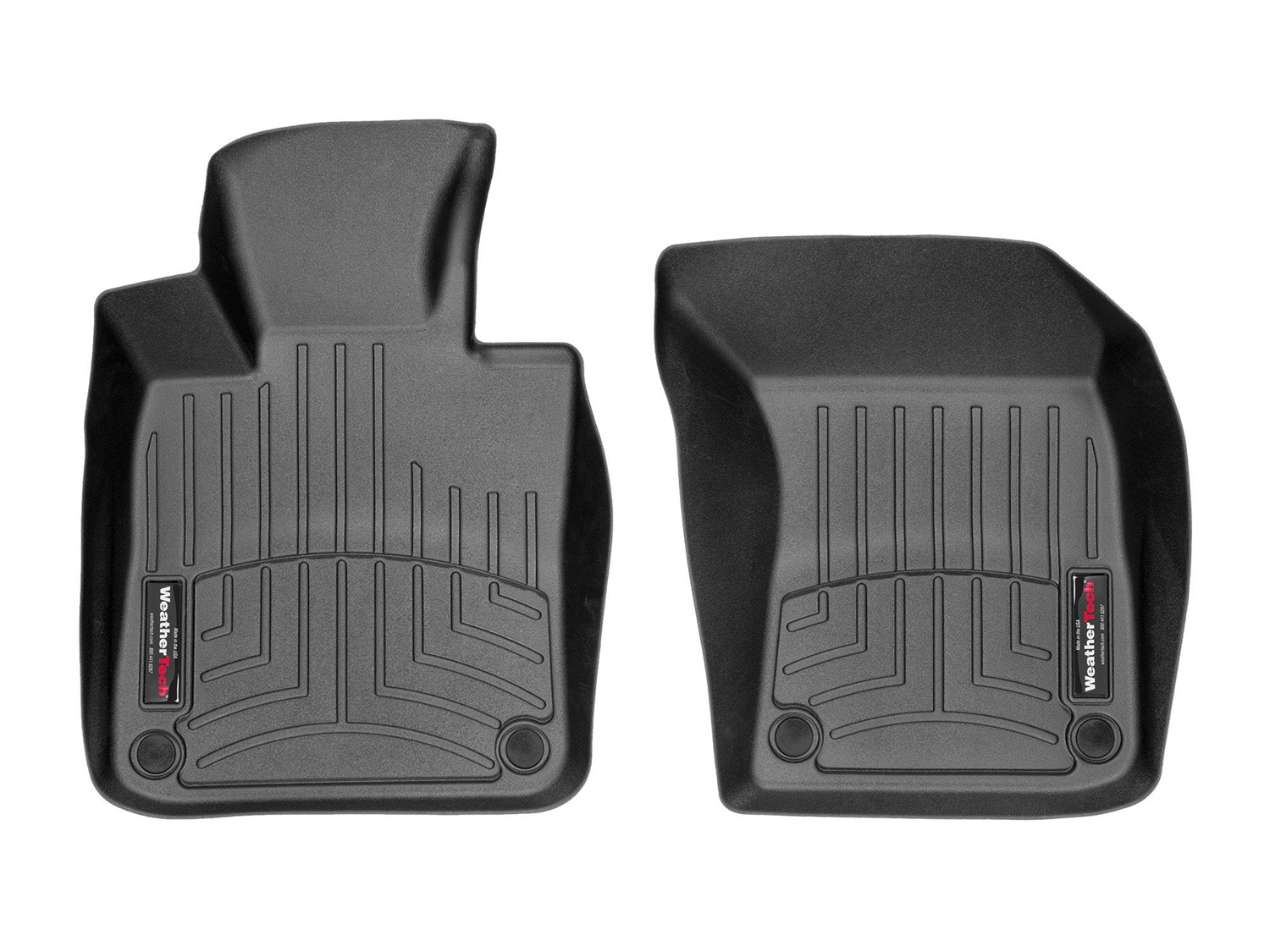 WeatherTech FloorLinerTM DigitalFit; Black; Front 4412811 thumbnail 0