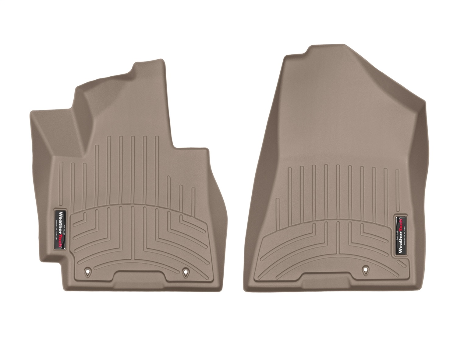 WeatherTech FloorLinerTM DigitalFit; Tan; Front 458161 thumbnail 1