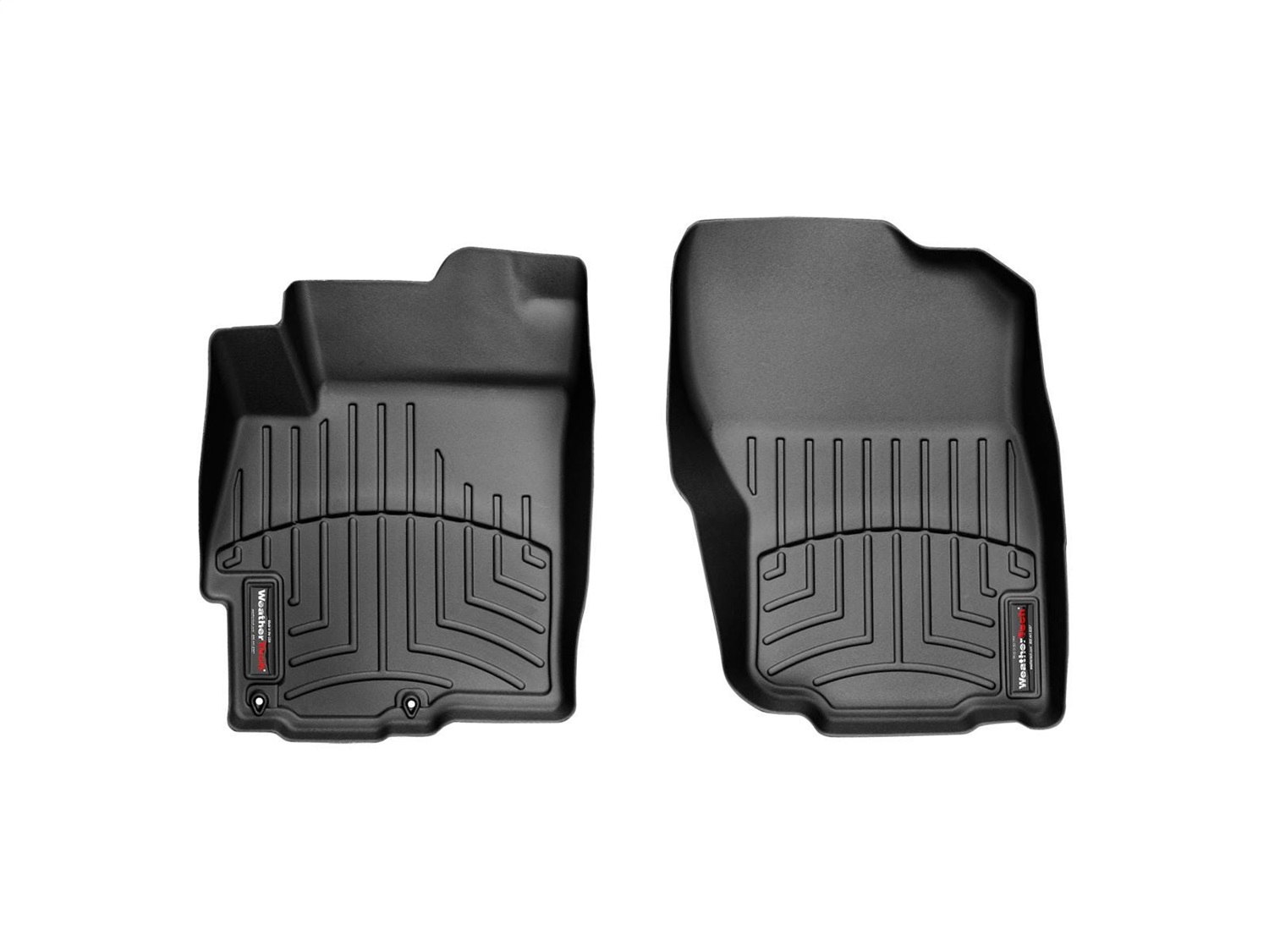 WeatherTech FloorLinerTM DigitalFit; Black; Front 442231 thumbnail 1