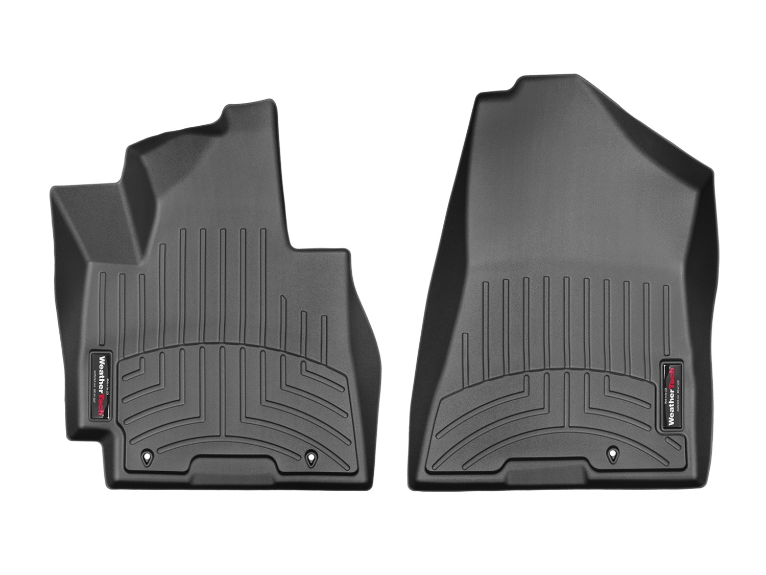 WeatherTech FloorLinerTM DigitalFit; Black; Front 448161 thumbnail 1