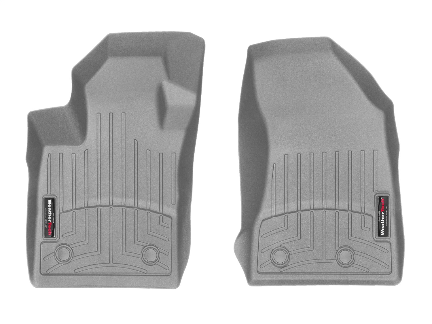 WeatherTech FloorLinerTM DigitalFit; Gray; Front 4612051 thumbnail 0