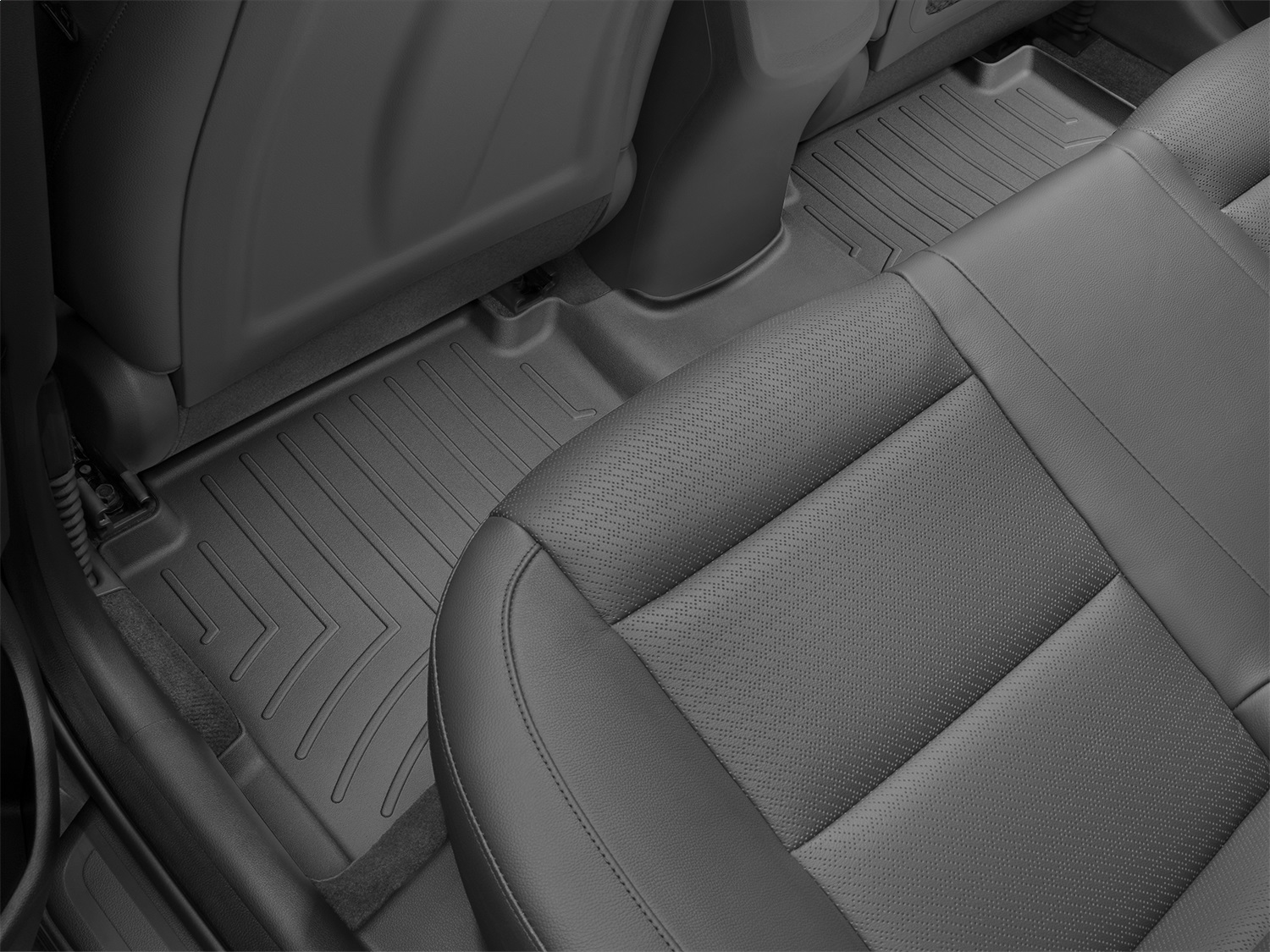 WeatherTech FloorLinerTM DigitalFit; Black; Rear 449252 thumbnail 0