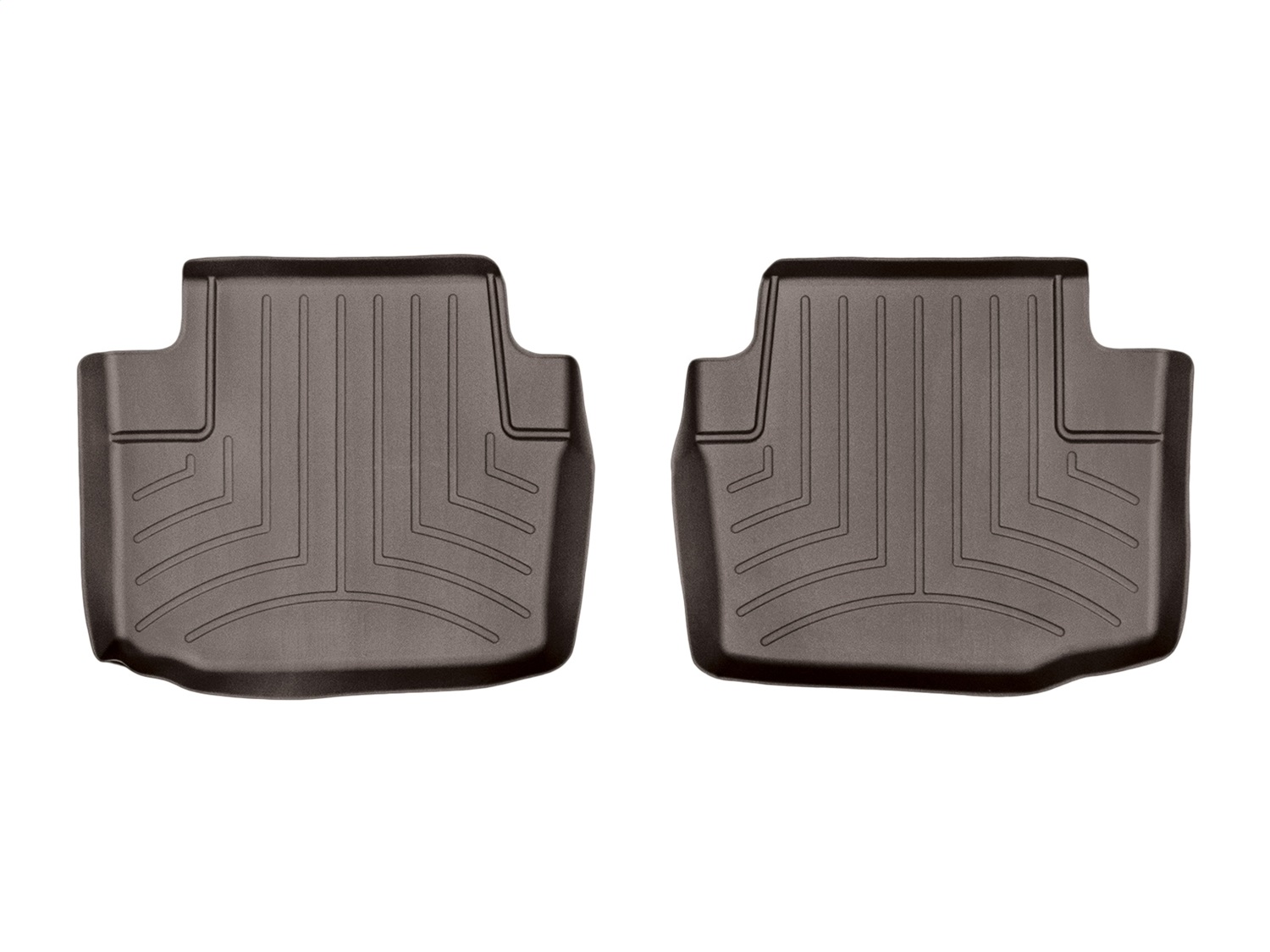 WeatherTech FloorLinerTM DigitalFit; Cocoa; Rear; 2 Piece 474973 thumbnail 1