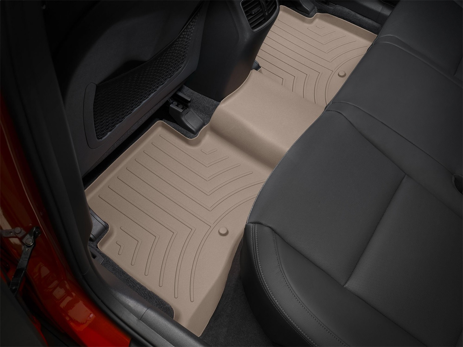 WeatherTech FloorLinerTM DigitalFit; Tan; Rear 458162 thumbnail 1
