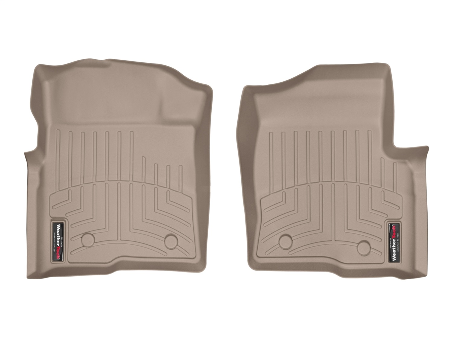 WeatherTech FloorLinerTM DigitalFit; Tan; Front 456111 thumbnail 1