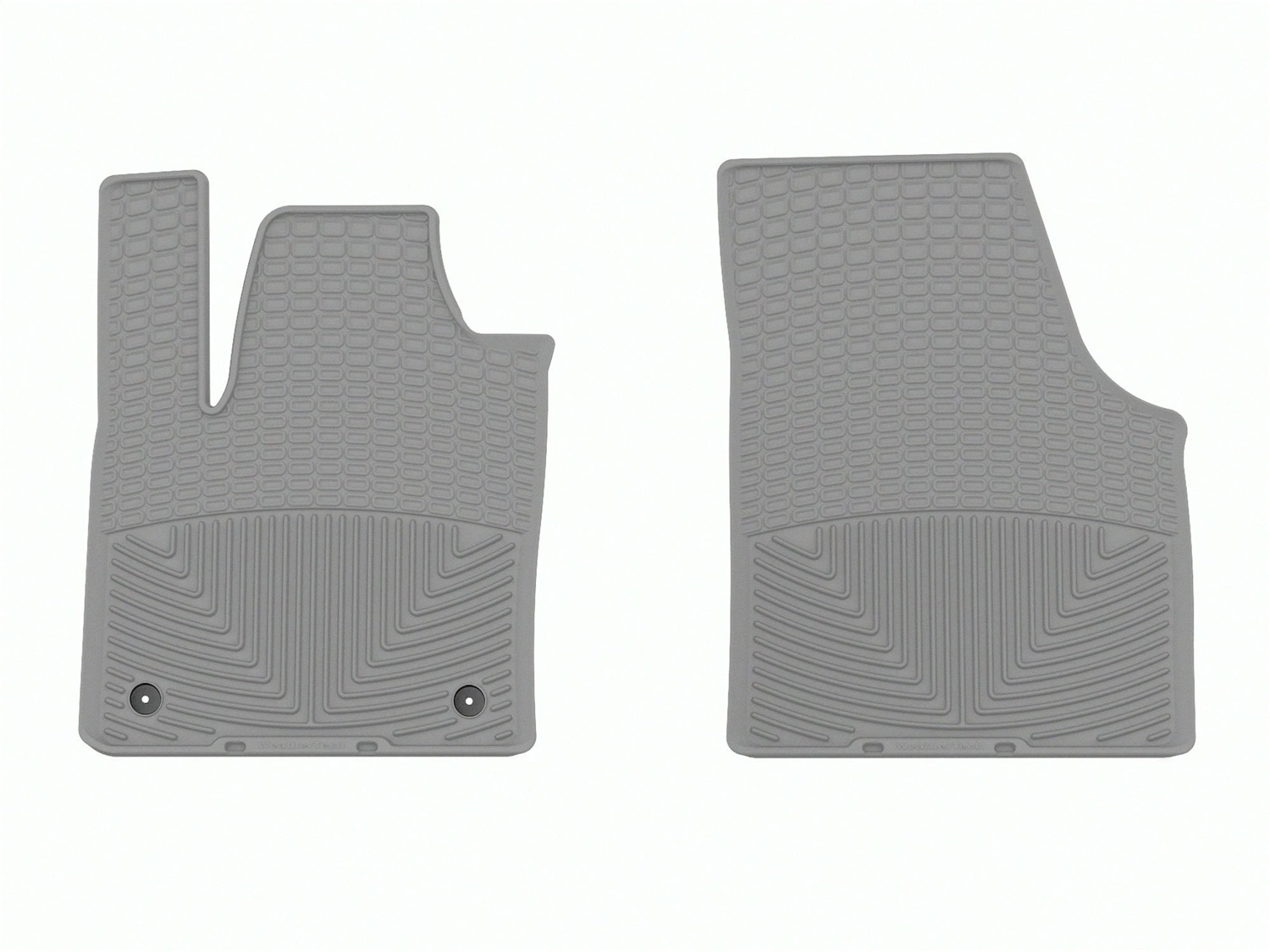 WeatherTech All Weather Floor Mats; Gray; Front W655GR thumbnail 0