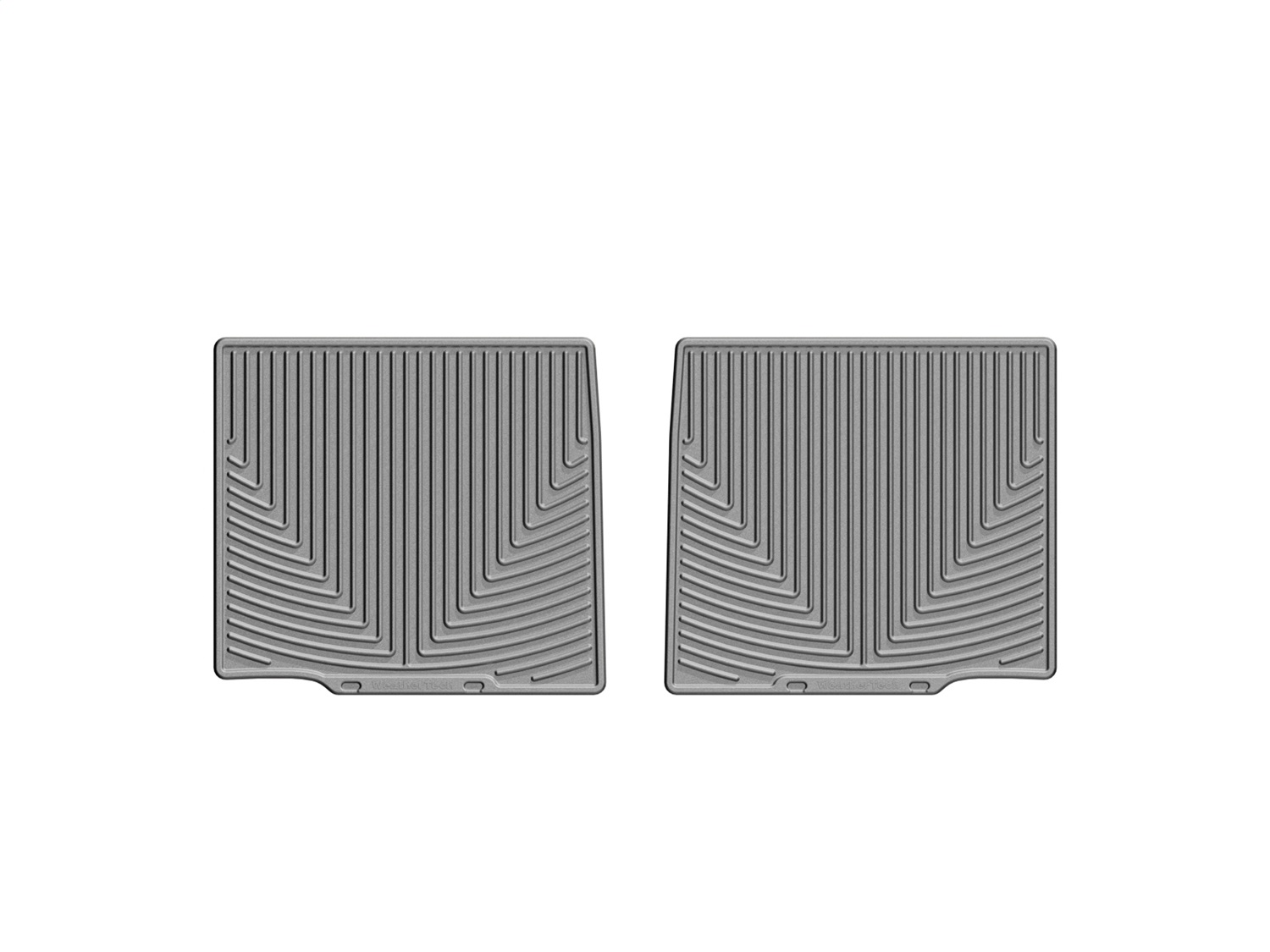 WeatherTech All Weather Floor Mats; Gray; Rear W231GR thumbnail 0