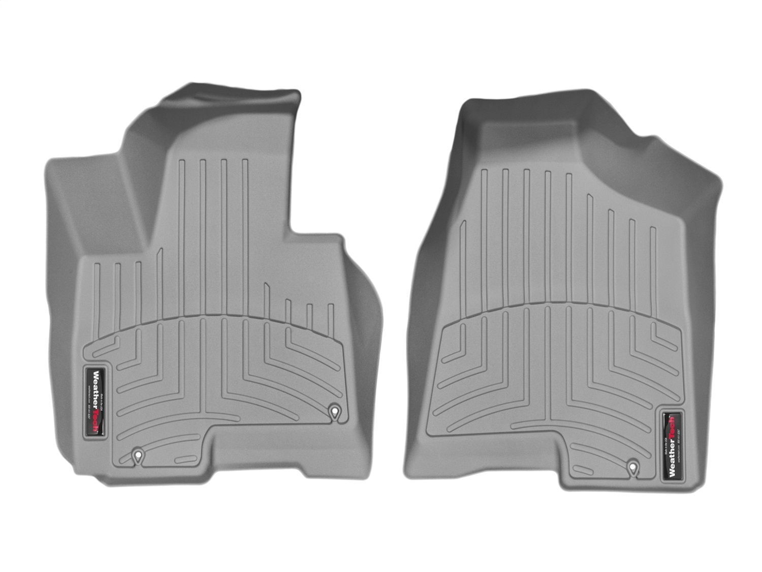 WeatherTech FloorLinerTM DigitalFit; Gray; Front 466451 thumbnail 0