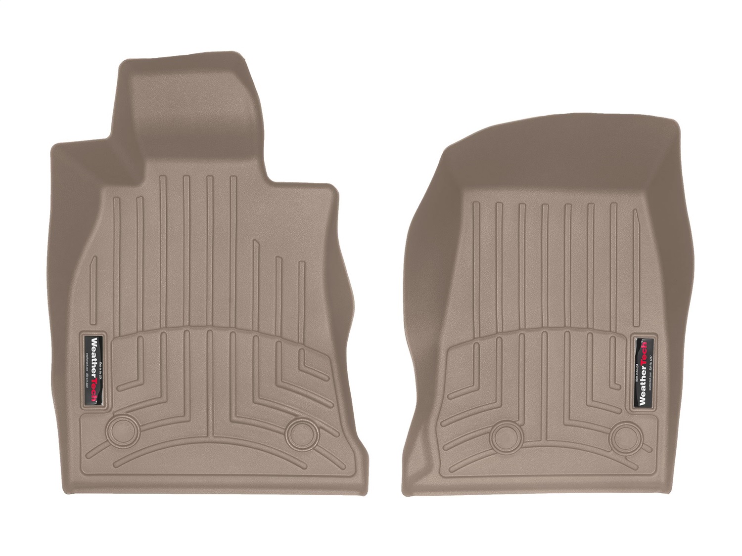 WeatherTech FloorLinerTM DigitalFit; Tan; Front 4516181 thumbnail 0