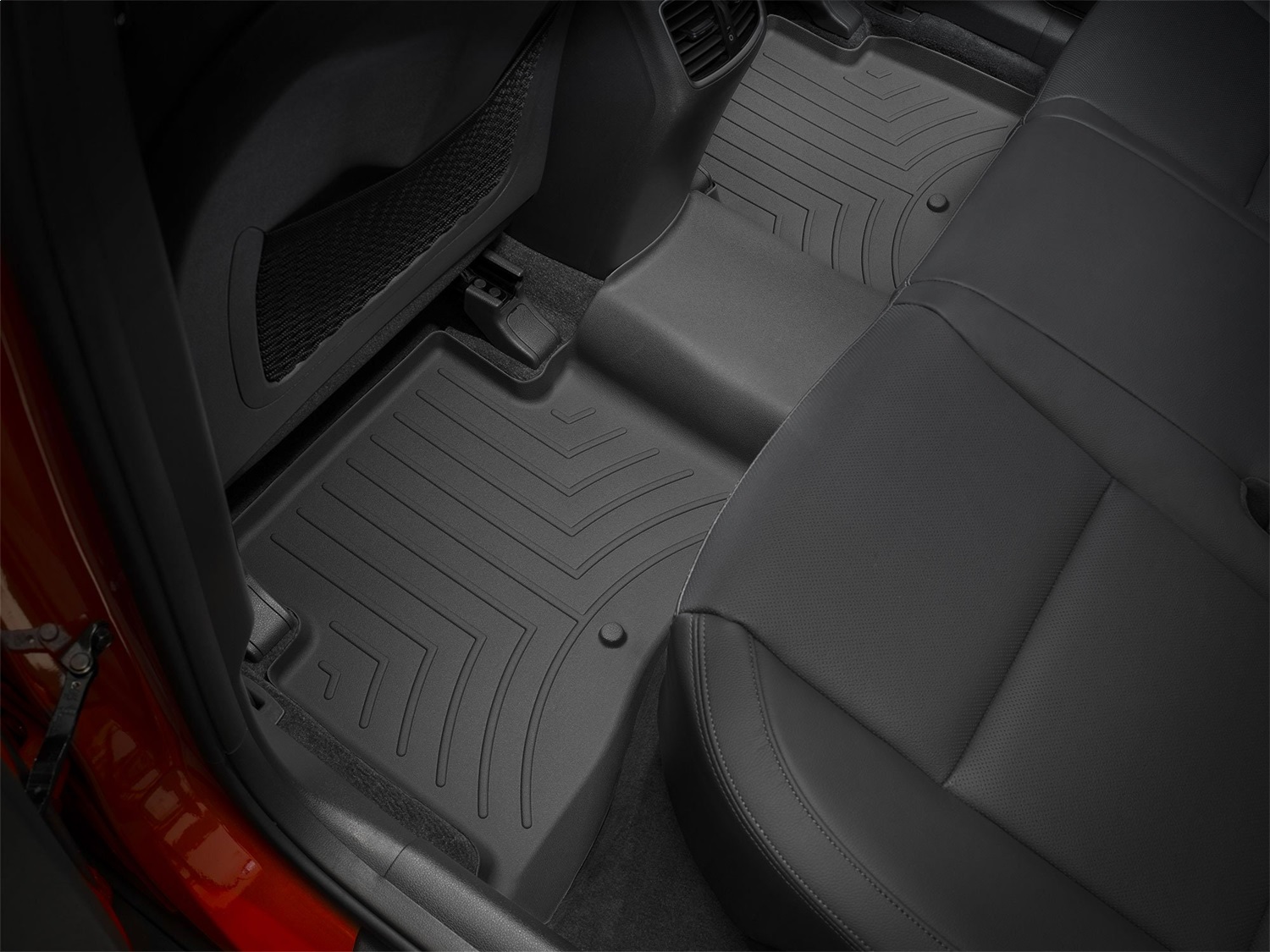 WeatherTech FloorLinerTM DigitalFit; Black; Rear 448162 thumbnail 0