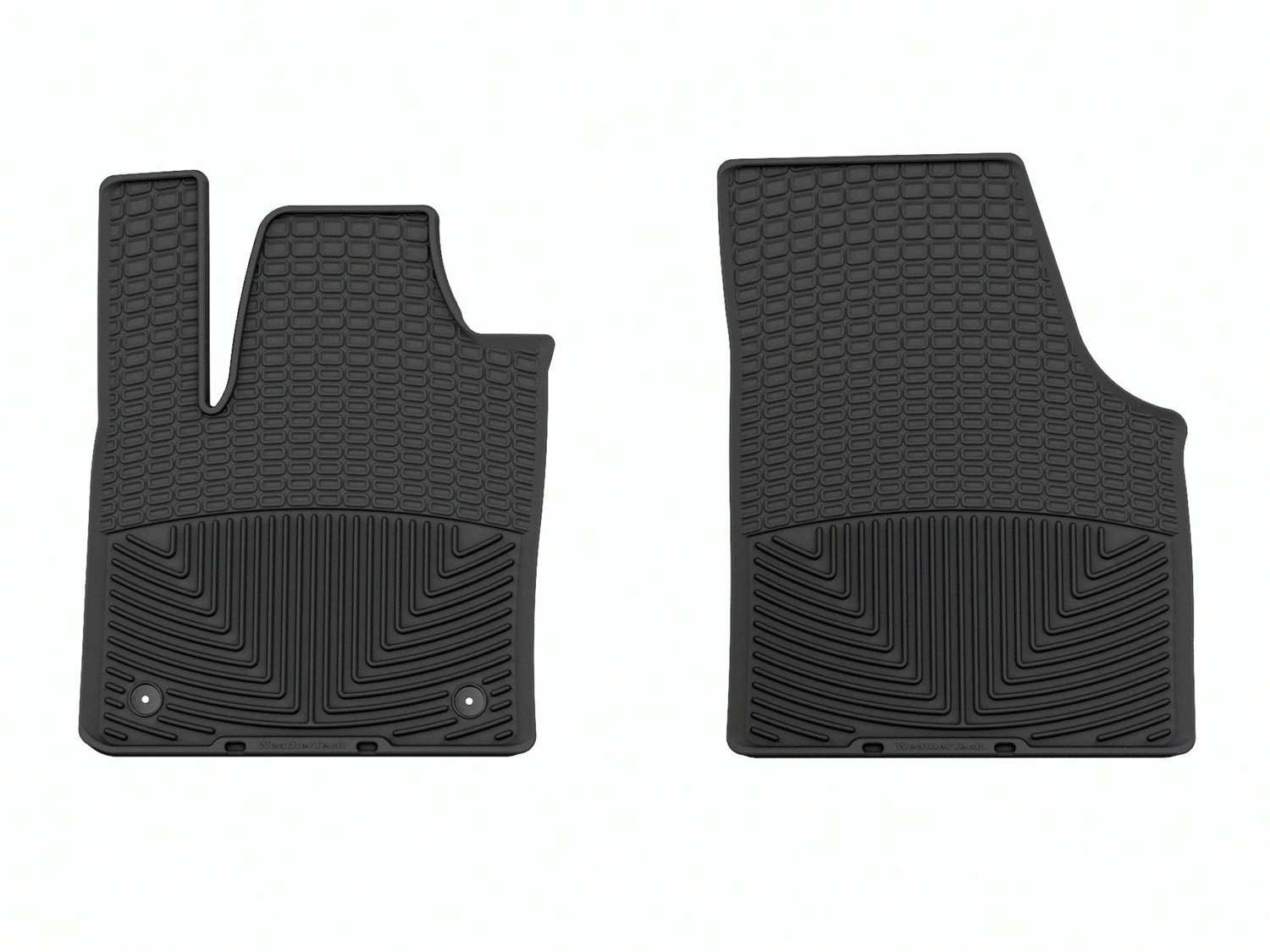 WeatherTech All Weather Floor Mats; Black; Front W655 thumbnail 0