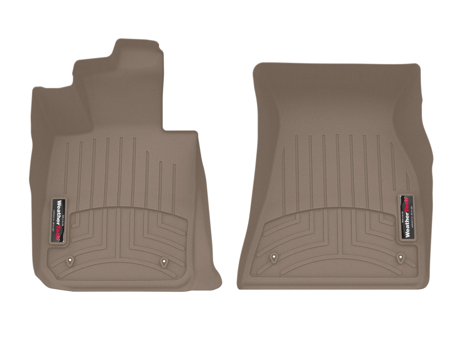WeatherTech FloorLinerTM DigitalFit; Tan; Front 4516931 thumbnail 0