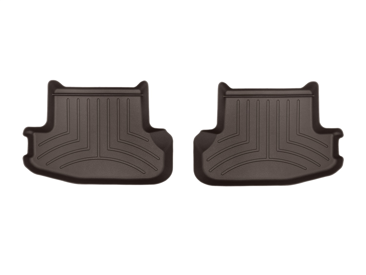 WeatherTech FloorLinerTM DigitalFit; Cocoa; Rear; 2 Piece 479374 thumbnail 0