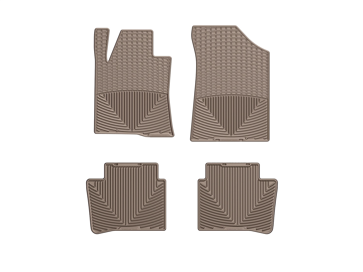 WeatherTech All Weather Floor Mats; Tan; Front and Rear WTNT294215 thumbnail 0