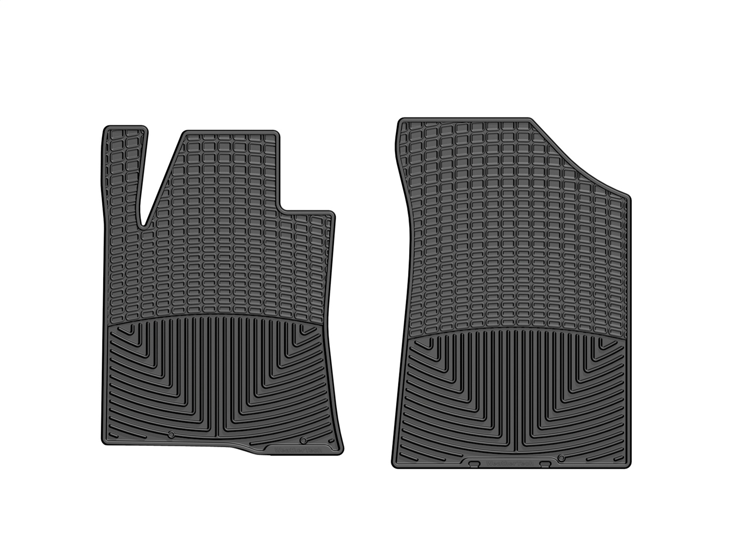 WeatherTech All Weather Floor Mats; Black; Front W294 thumbnail 1