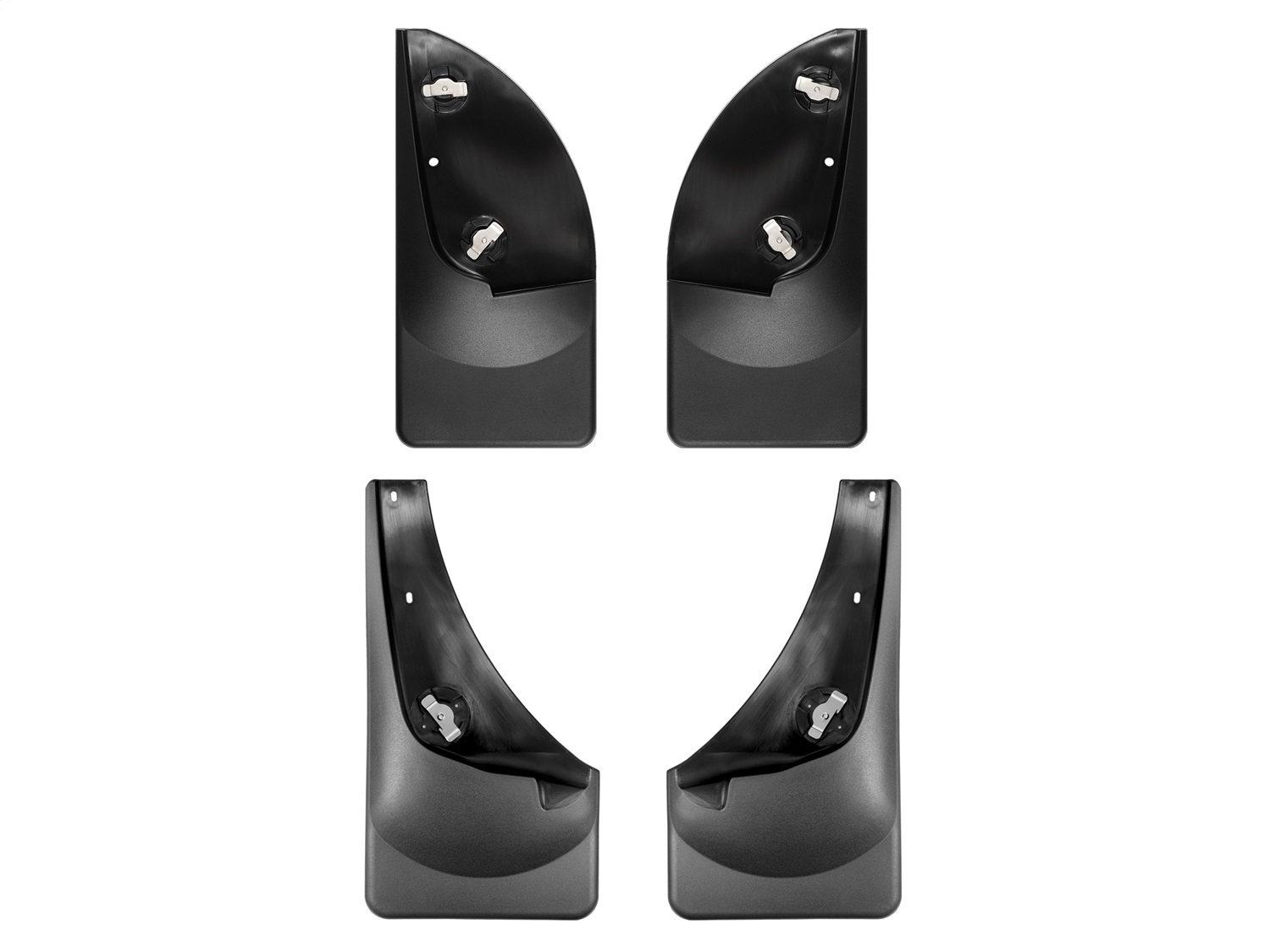 WeatherTech MudFlap No-Drill DigitalFit MudFlap Kit; Black 110001-120001 thumbnail 0