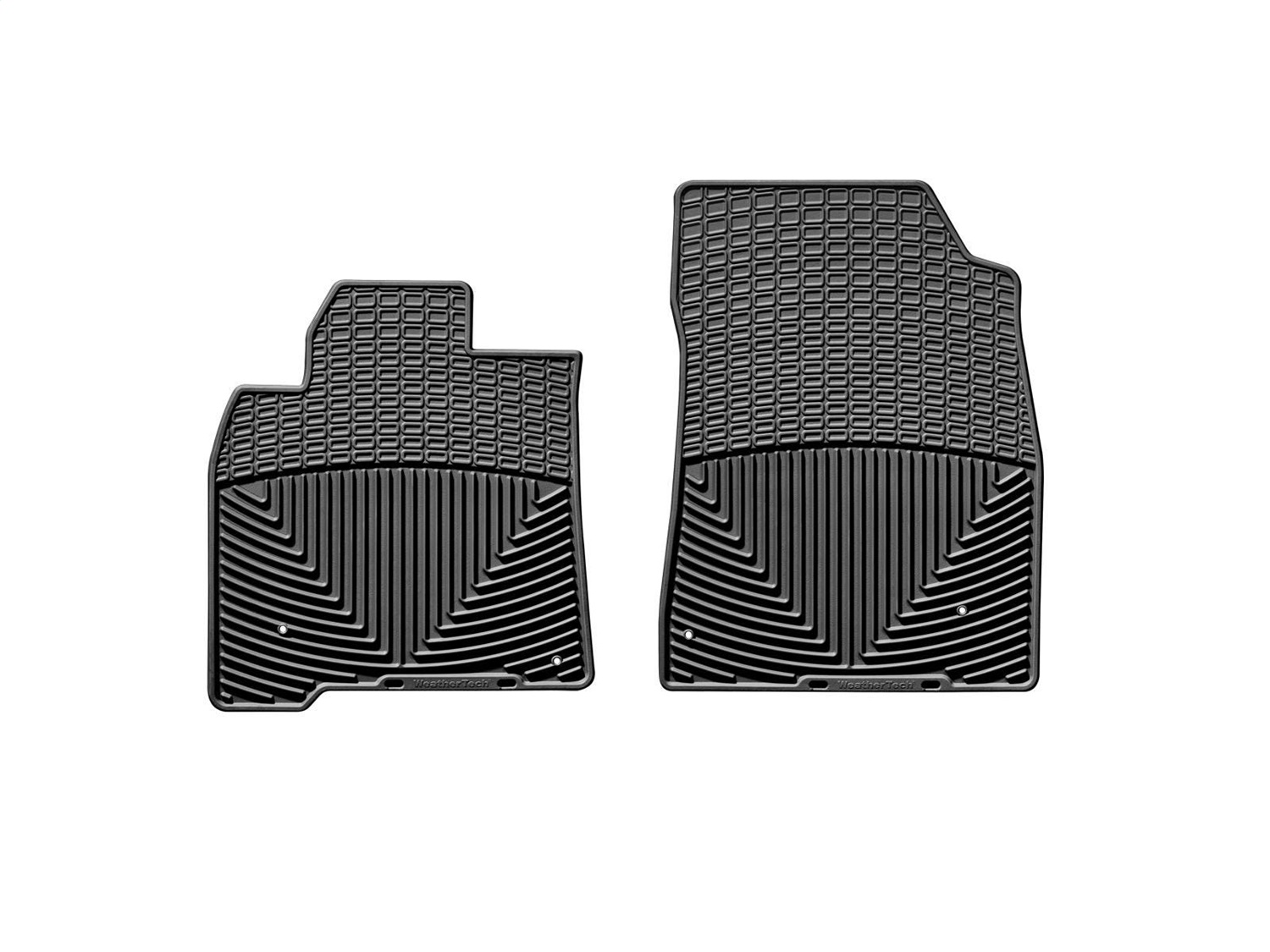 WeatherTech All Weather Floor Mats; Black; Front W126 thumbnail 1