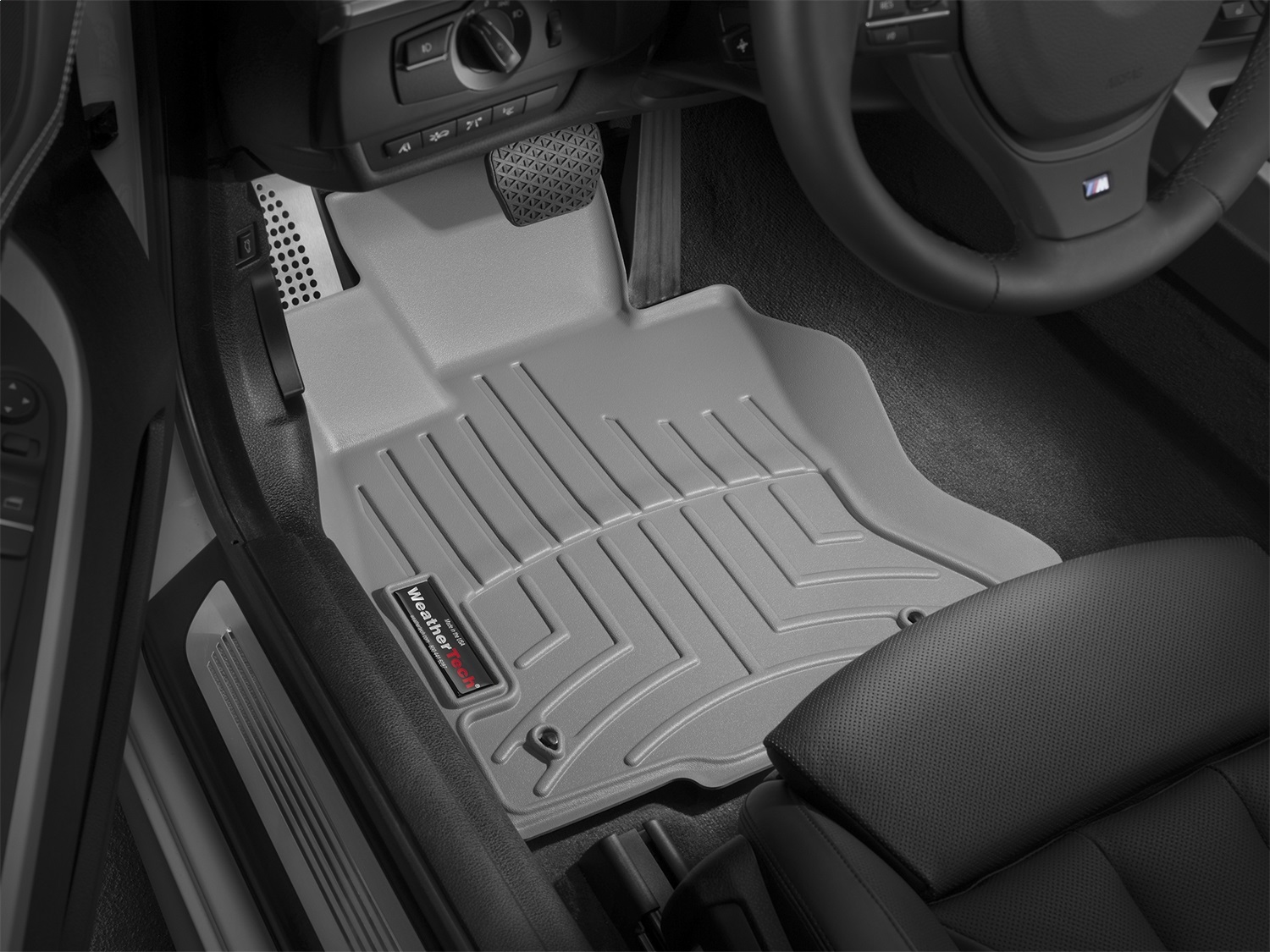 WeatherTech FloorLinerTM DigitalFit; Gray; Front 465081 thumbnail 0