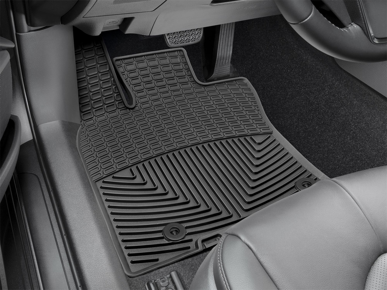 WeatherTech All Weather Floor Mats; Black; Front W463 thumbnail 1