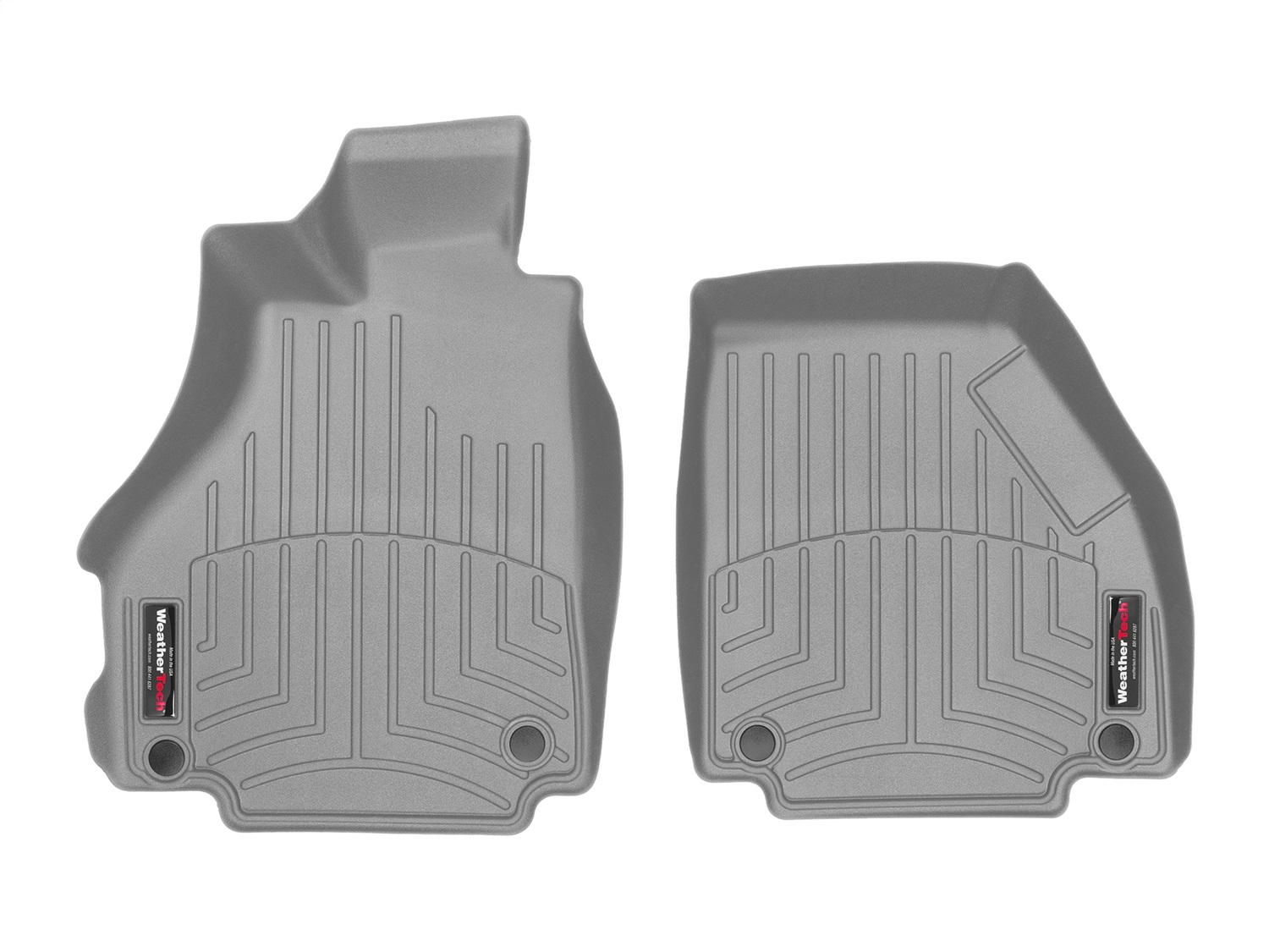 WeatherTech FloorLinerTM DigitalFit; Gray; Front 463321 thumbnail 0