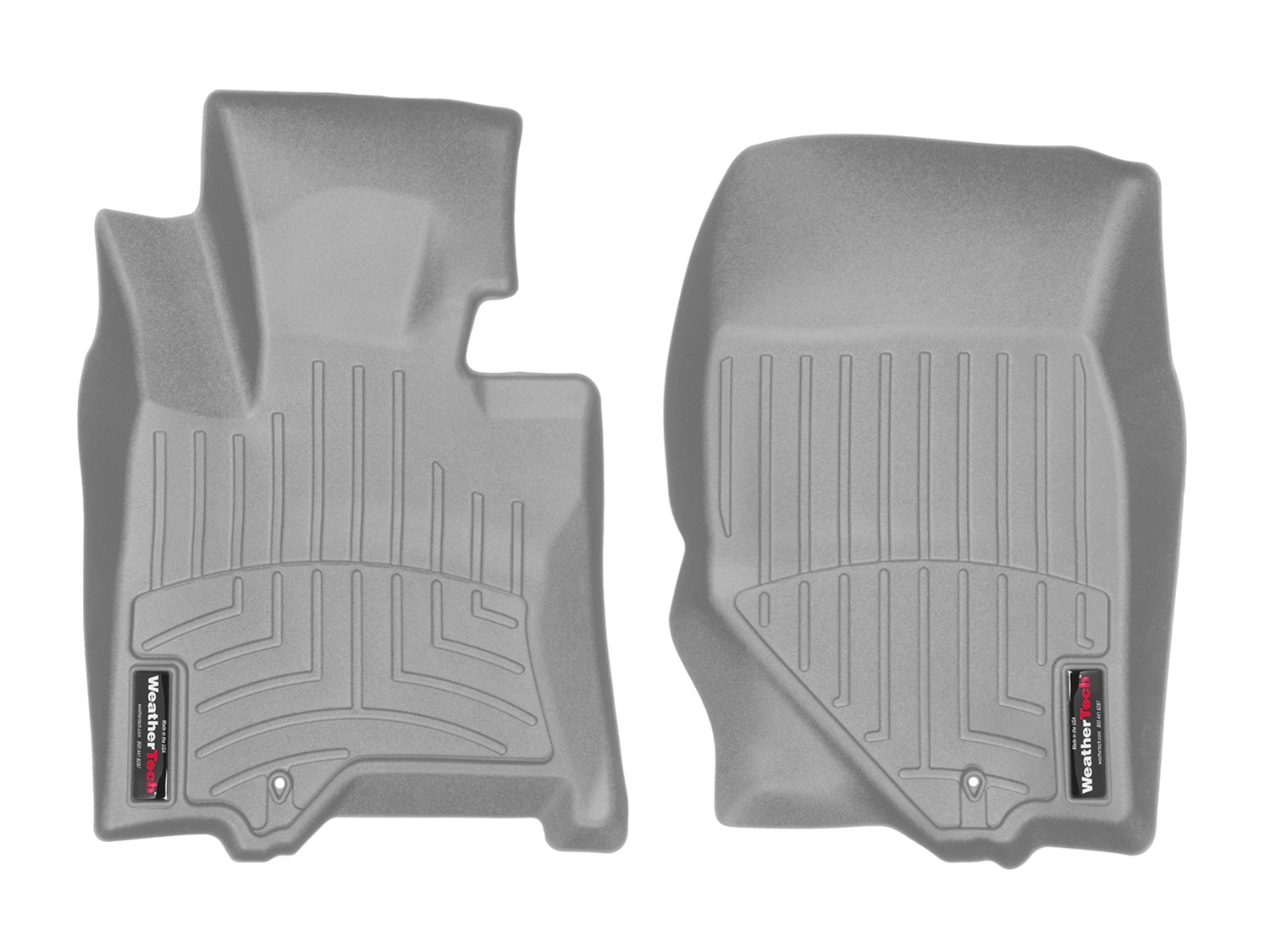 WeatherTech FloorLinerTM DigitalFit; Gray; Front 468681 thumbnail 1