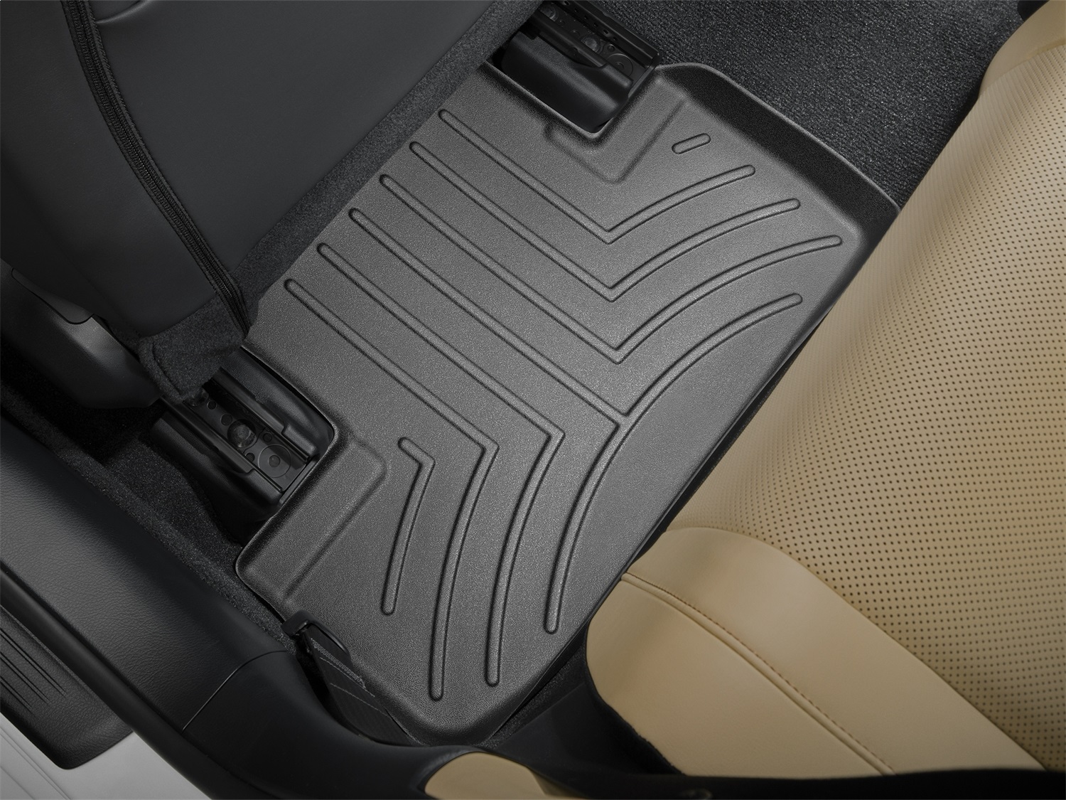 WeatherTech FloorLinerTM DigitalFit; Black; Rear 448222 thumbnail 1