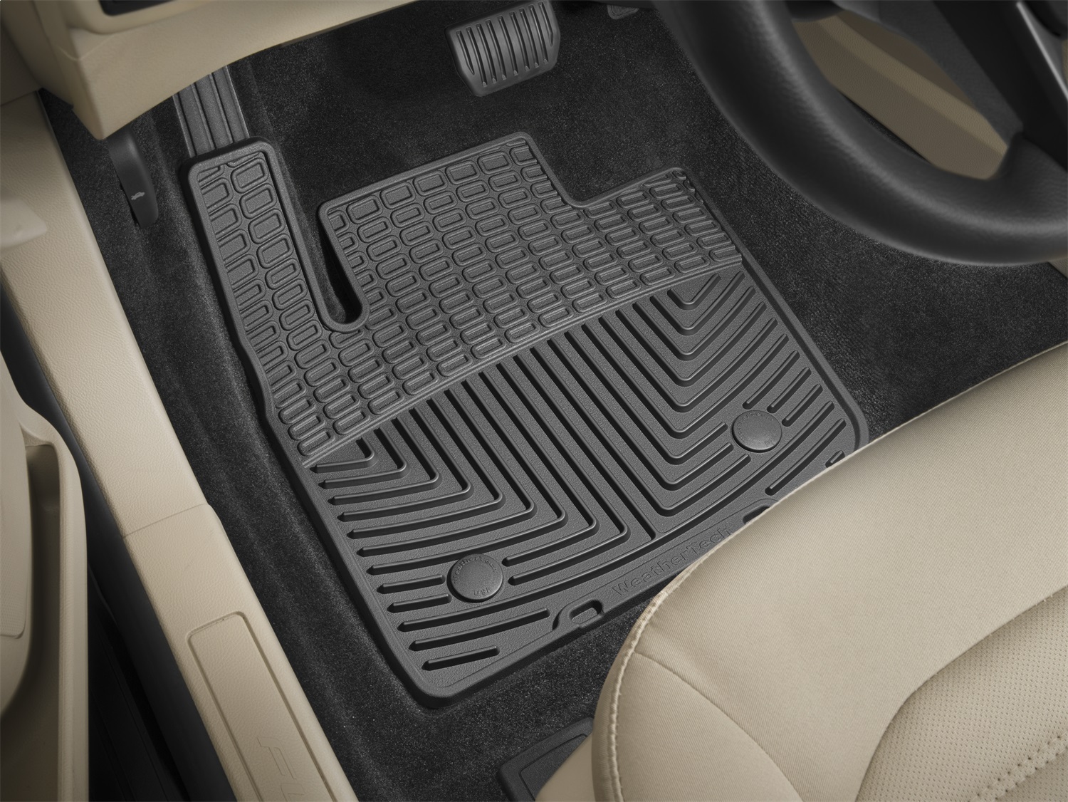 WeatherTech All Weather Floor Mats; Black; Front W295 thumbnail 0