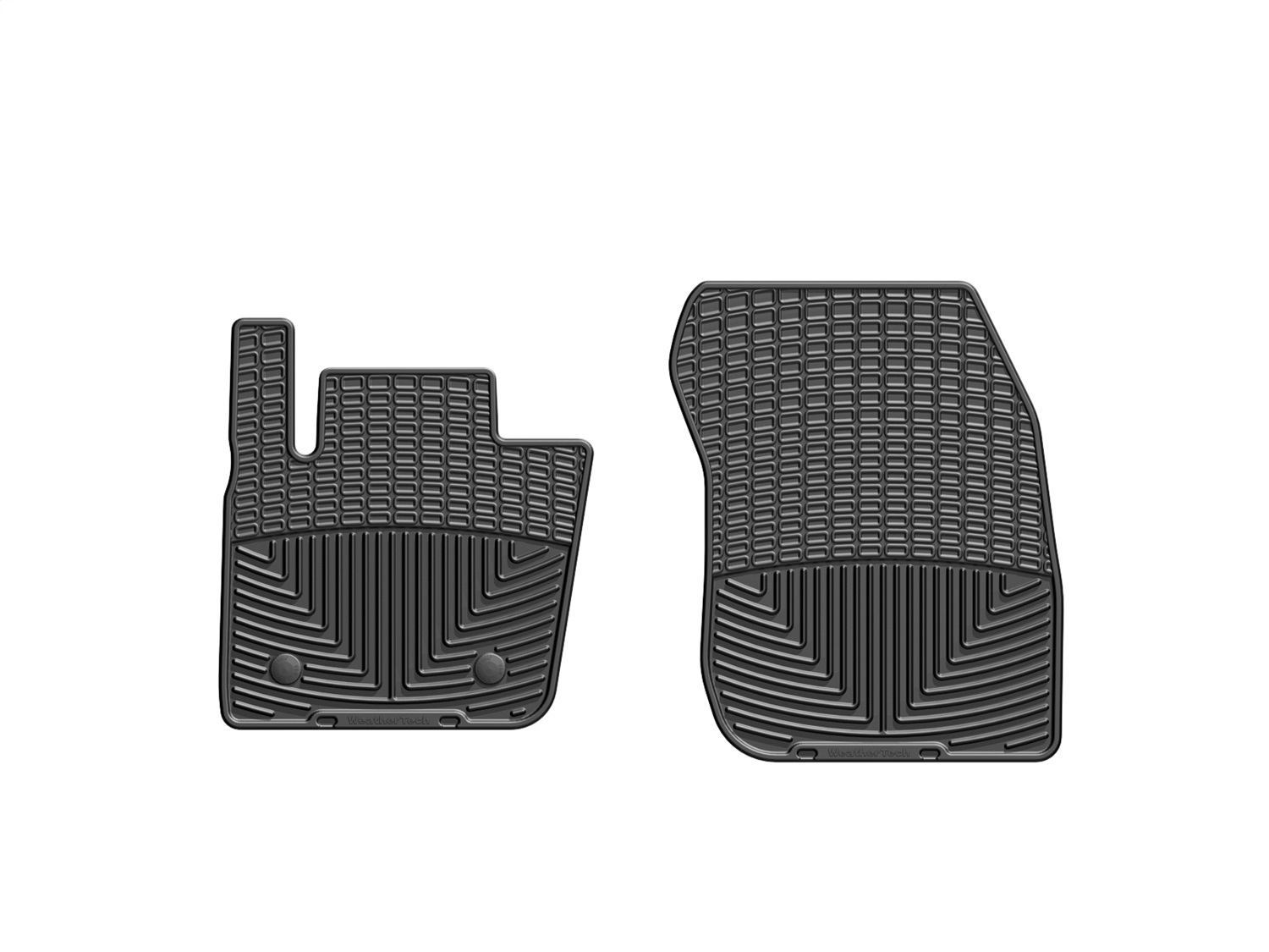WeatherTech All Weather Floor Mats; Black; Front W295 thumbnail 1
