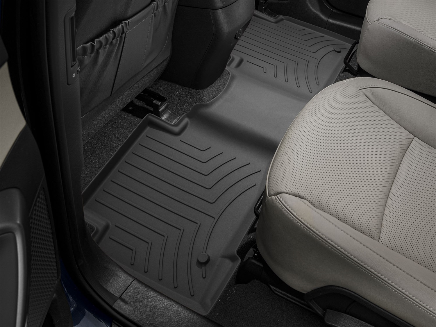 WeatherTech FloorLinerTM HP; Black; Rear 444403IM thumbnail 1
