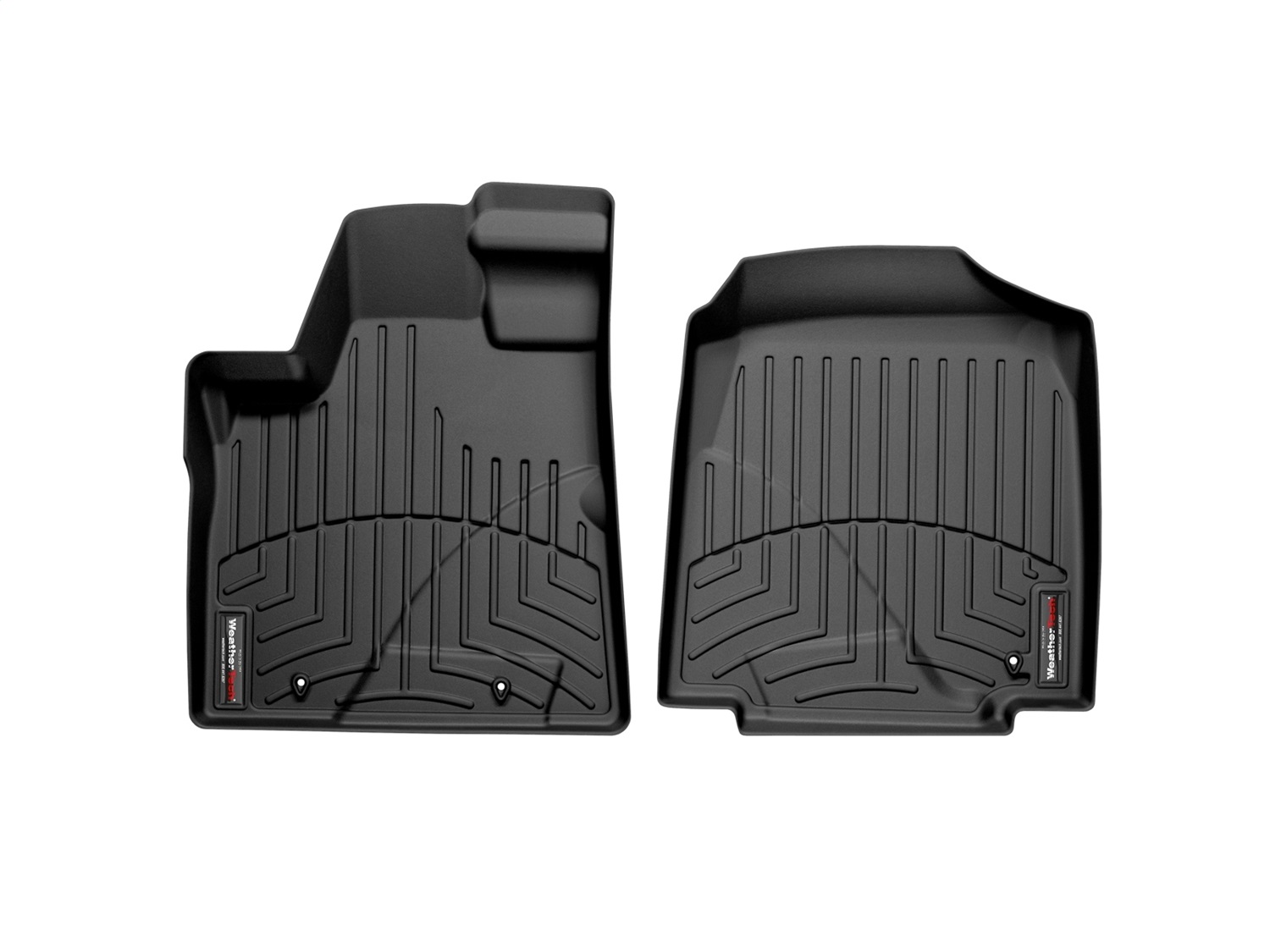 WeatherTech FloorLinerTM DigitalFit; Black; Front 440591 thumbnail 0