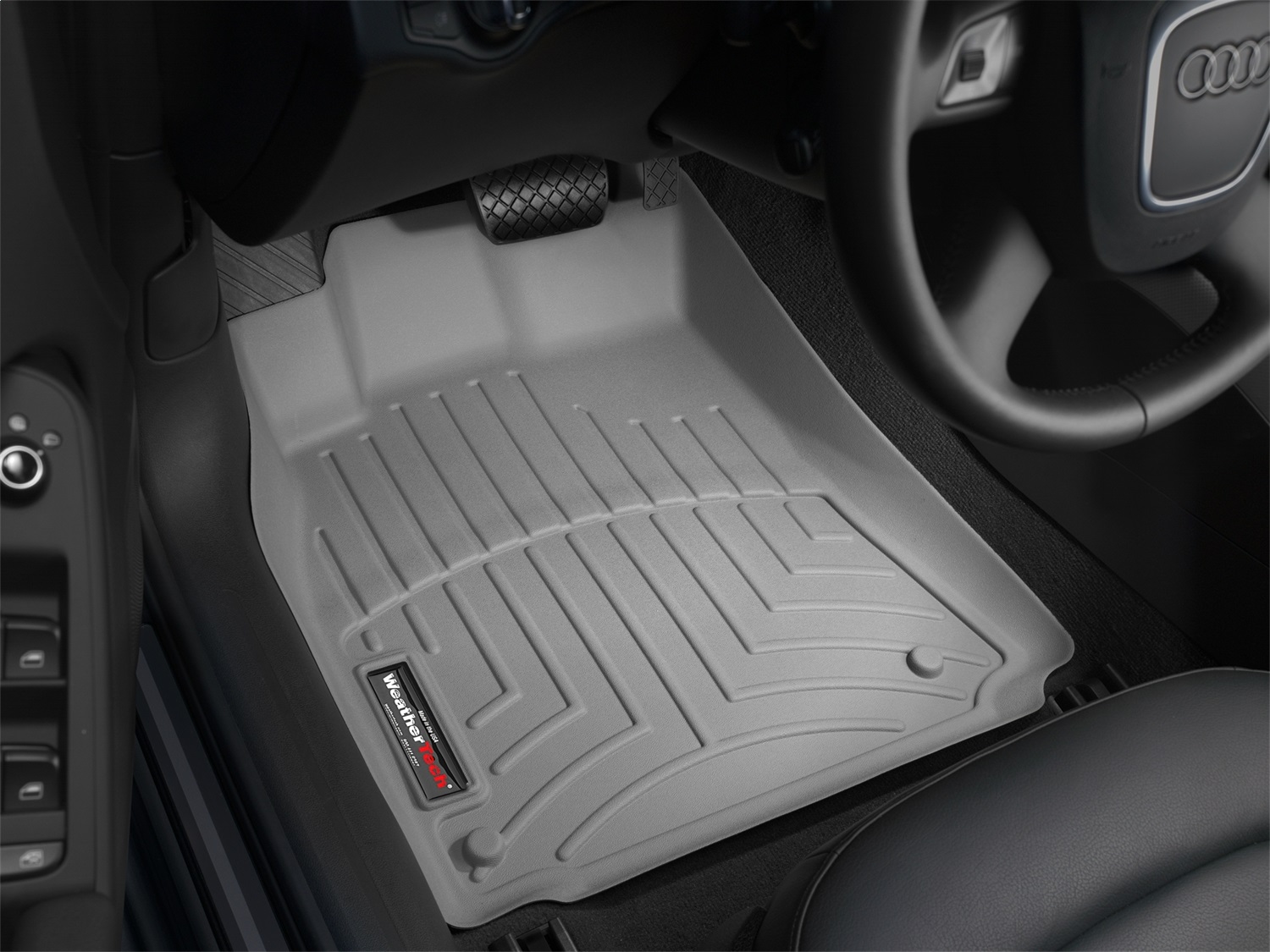 WeatherTech FloorLinerTM DigitalFit; Gray; Front 462121 thumbnail 0