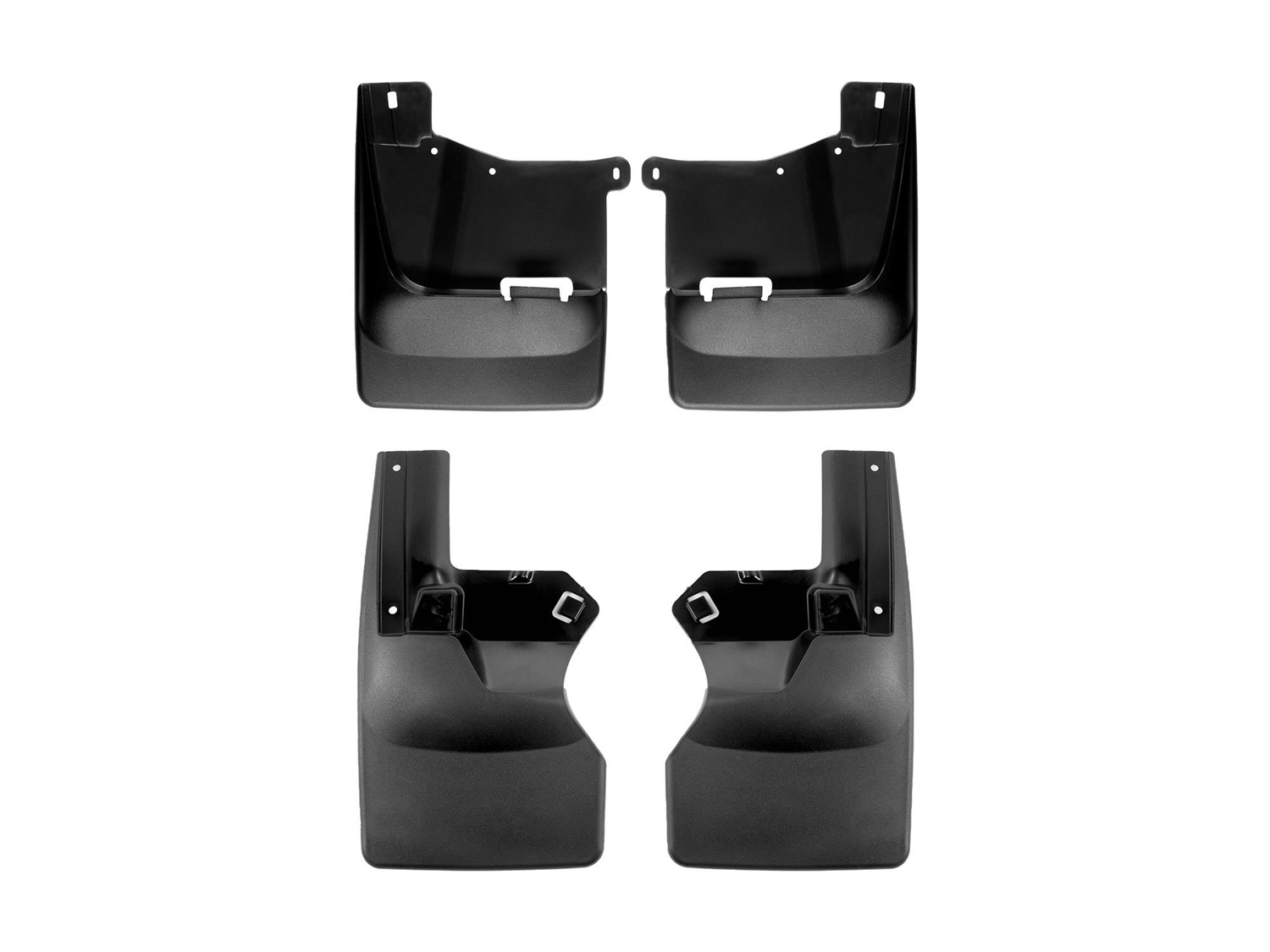 WeatherTech MudFlap No-Drill DigitalFit MudFlap Kit; Dually; Black 110118-120121 thumbnail 0