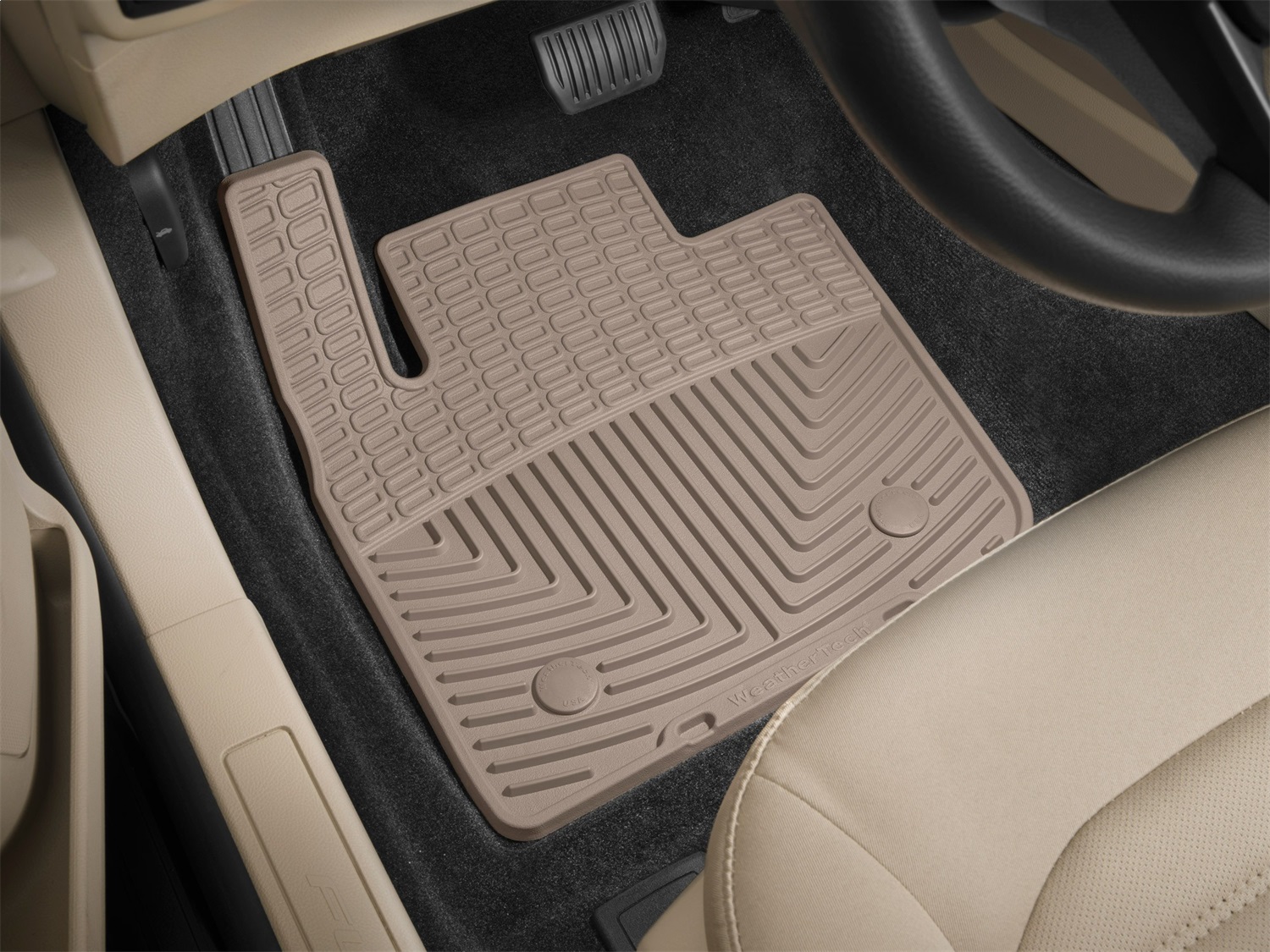 WeatherTech All Weather Floor Mats; Tan; Front W295TN thumbnail 0