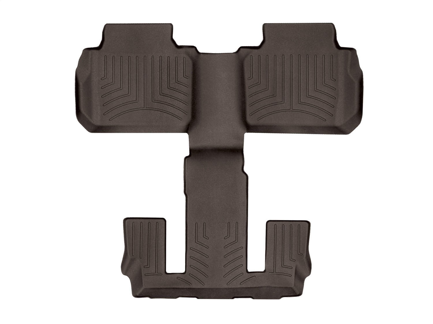 WeatherTech FloorLinerTM DigitalFit; Cocoa; Rear and Third Row; 1 Piece 4710803 thumbnail 0