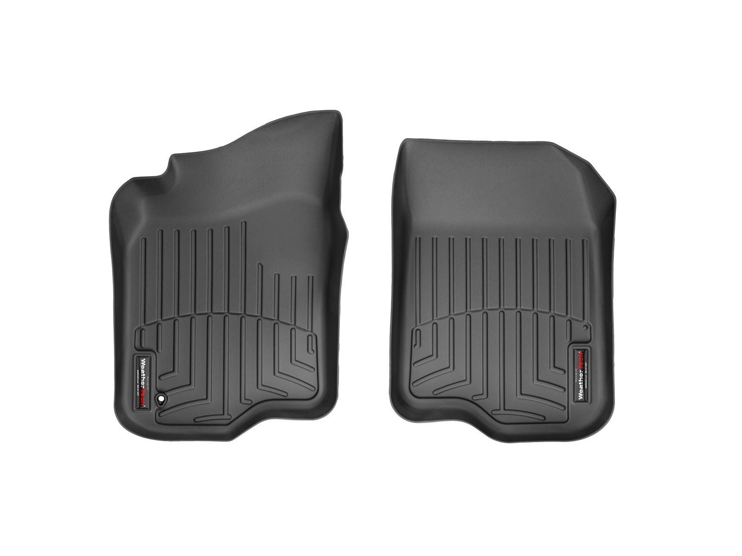 WeatherTech FloorLinerTM DigitalFit; Black; Front 441441 thumbnail 1