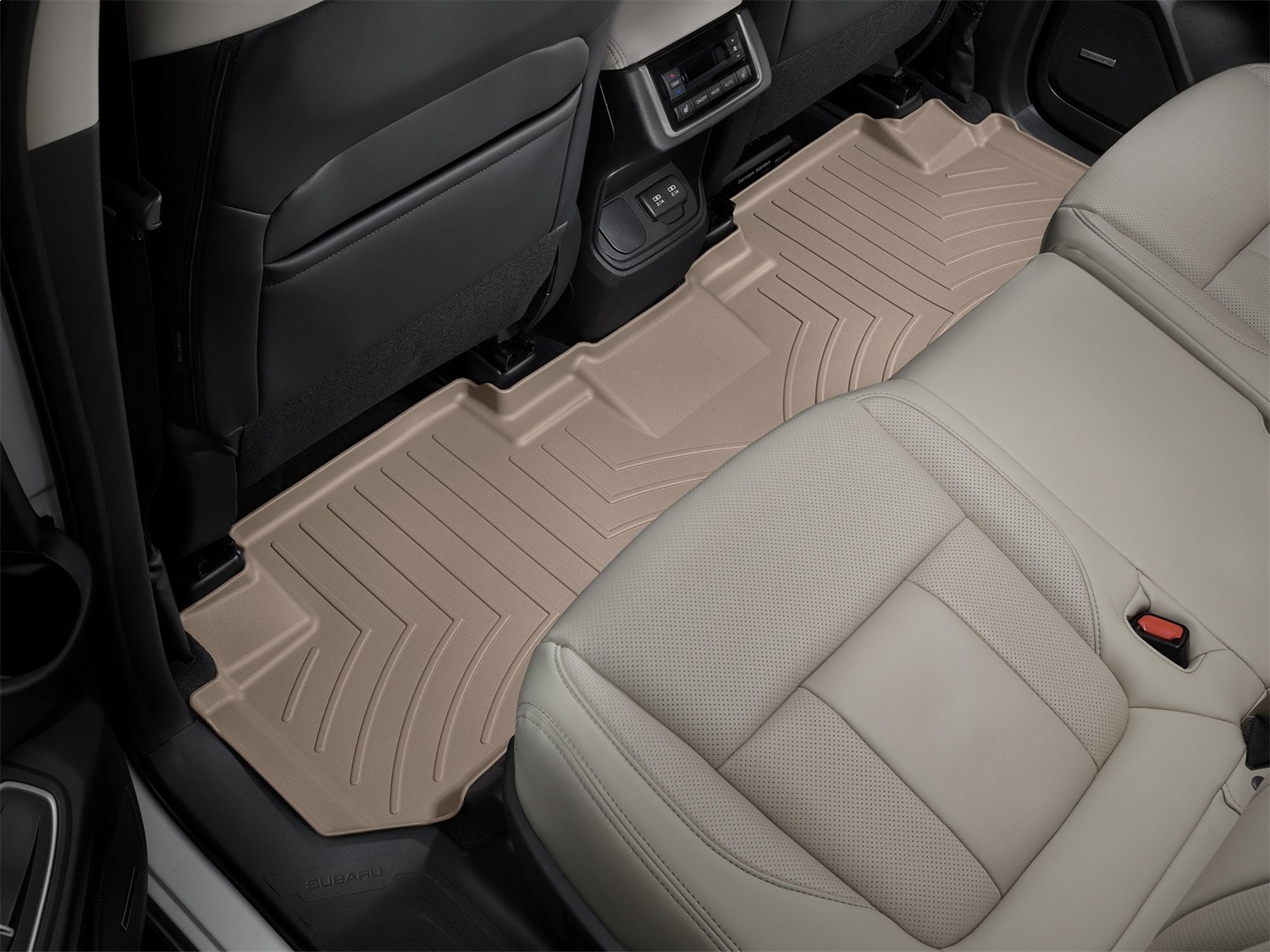 WeatherTech FloorLinerTM DigitalFit; Tan; Rear 4514752 thumbnail 0