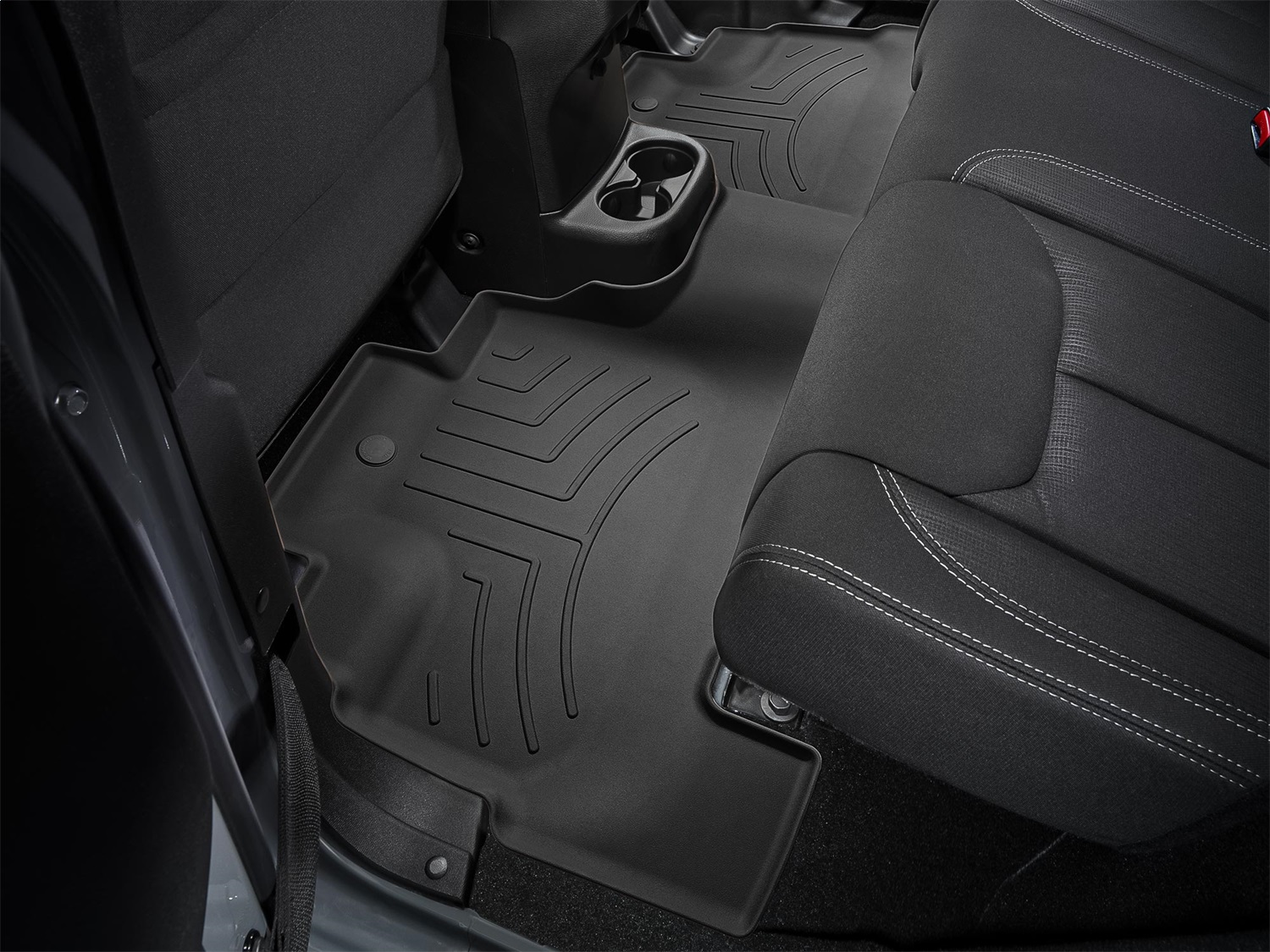 WeatherTech FloorLinerTM HP; Black; Rear 445732IM thumbnail 1