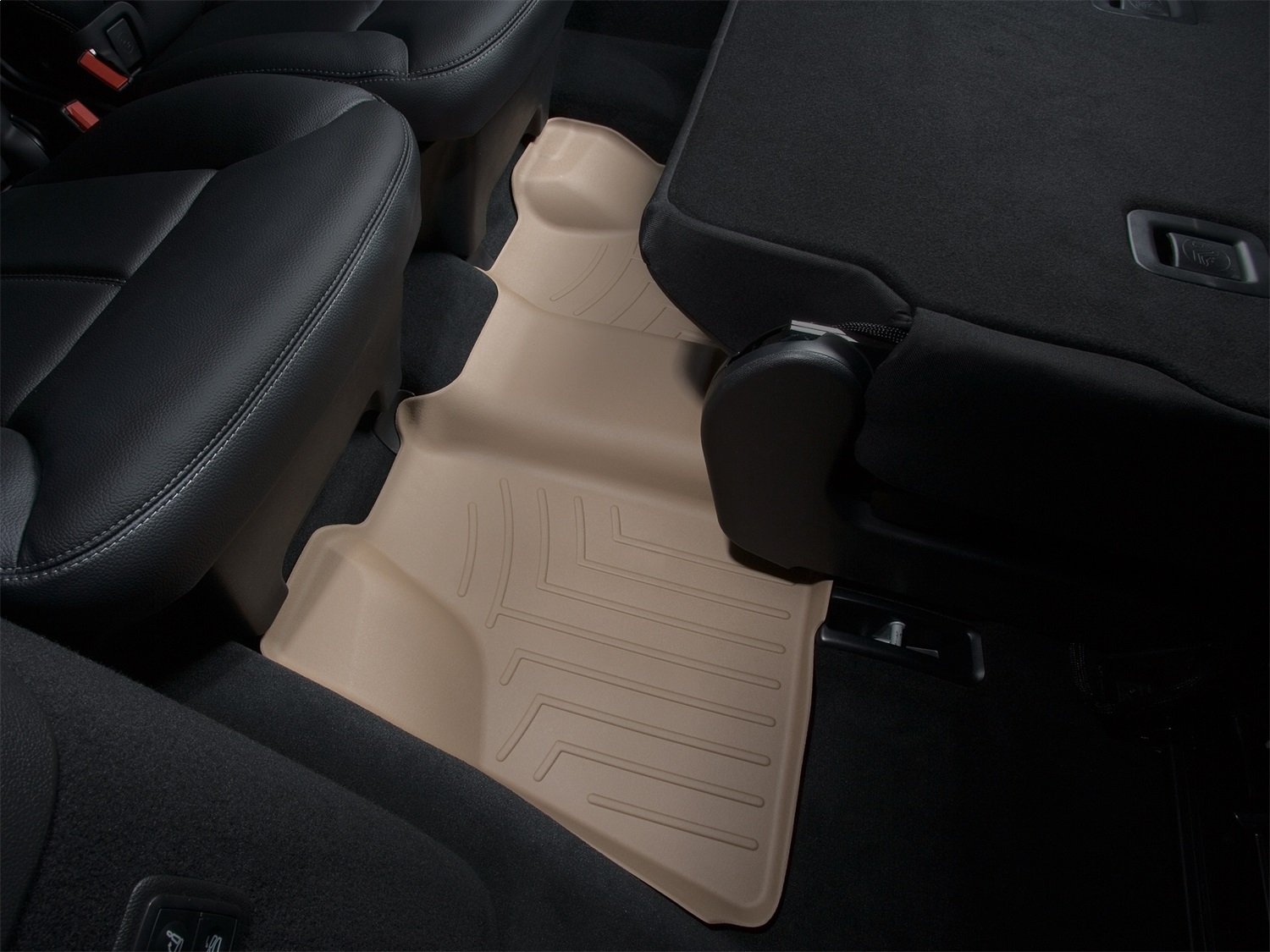 WeatherTech FloorLinerTM DigitalFit; Tan; Third Row 450163 thumbnail 1