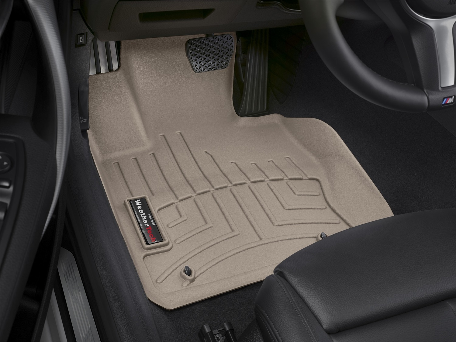 WeatherTech FloorLinerTM DigitalFit; Tan; Front 458261 thumbnail 1