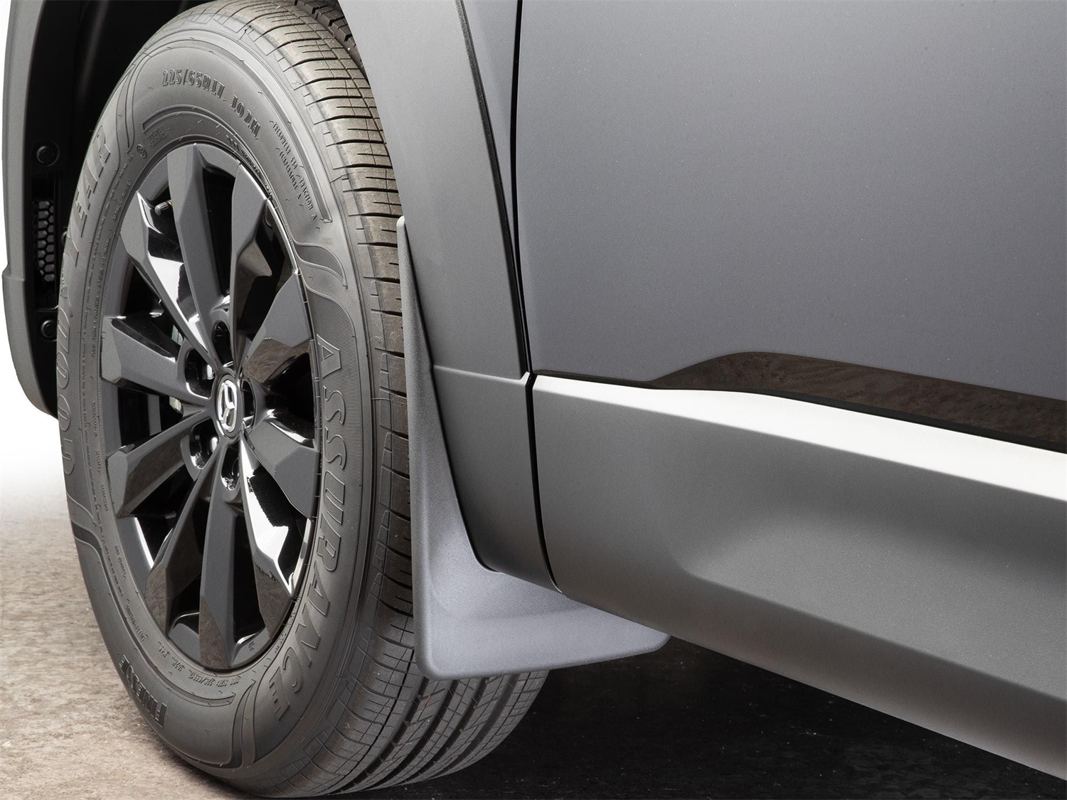 WeatherTech MudFlap No-Drill DigitalFit; Black 110161 thumbnail 1