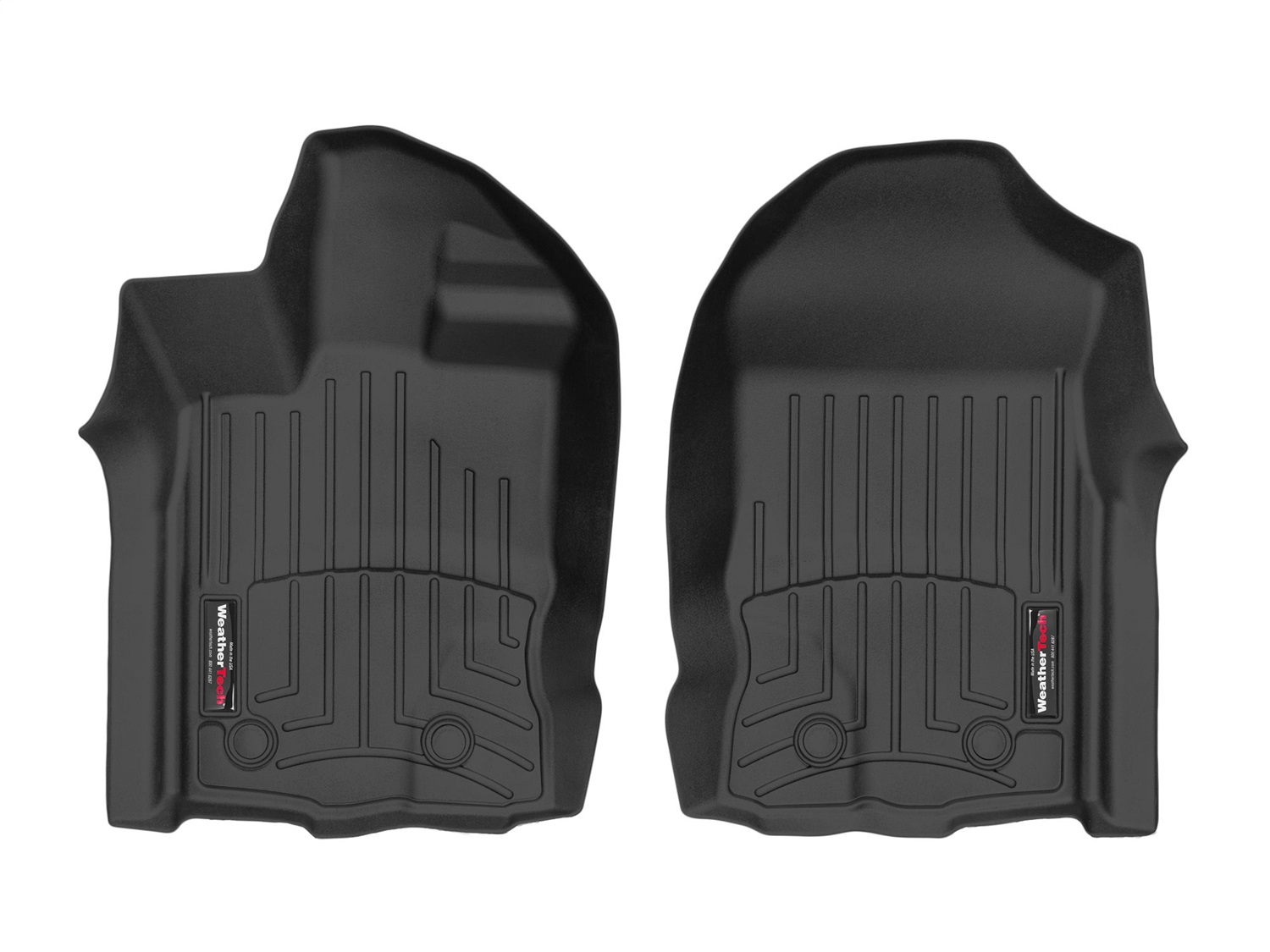 WeatherTech FloorLinerTM DigitalFit; Black; Front 4415181 thumbnail 0