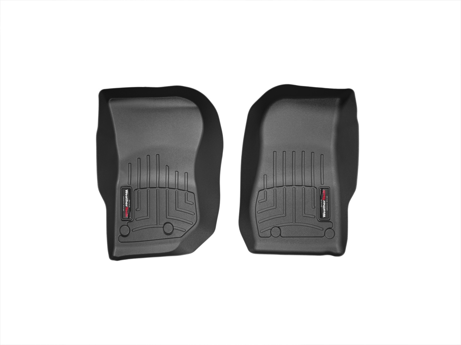 WeatherTech FloorLinerTM DigitalFit; Black; Front 445731 thumbnail 0